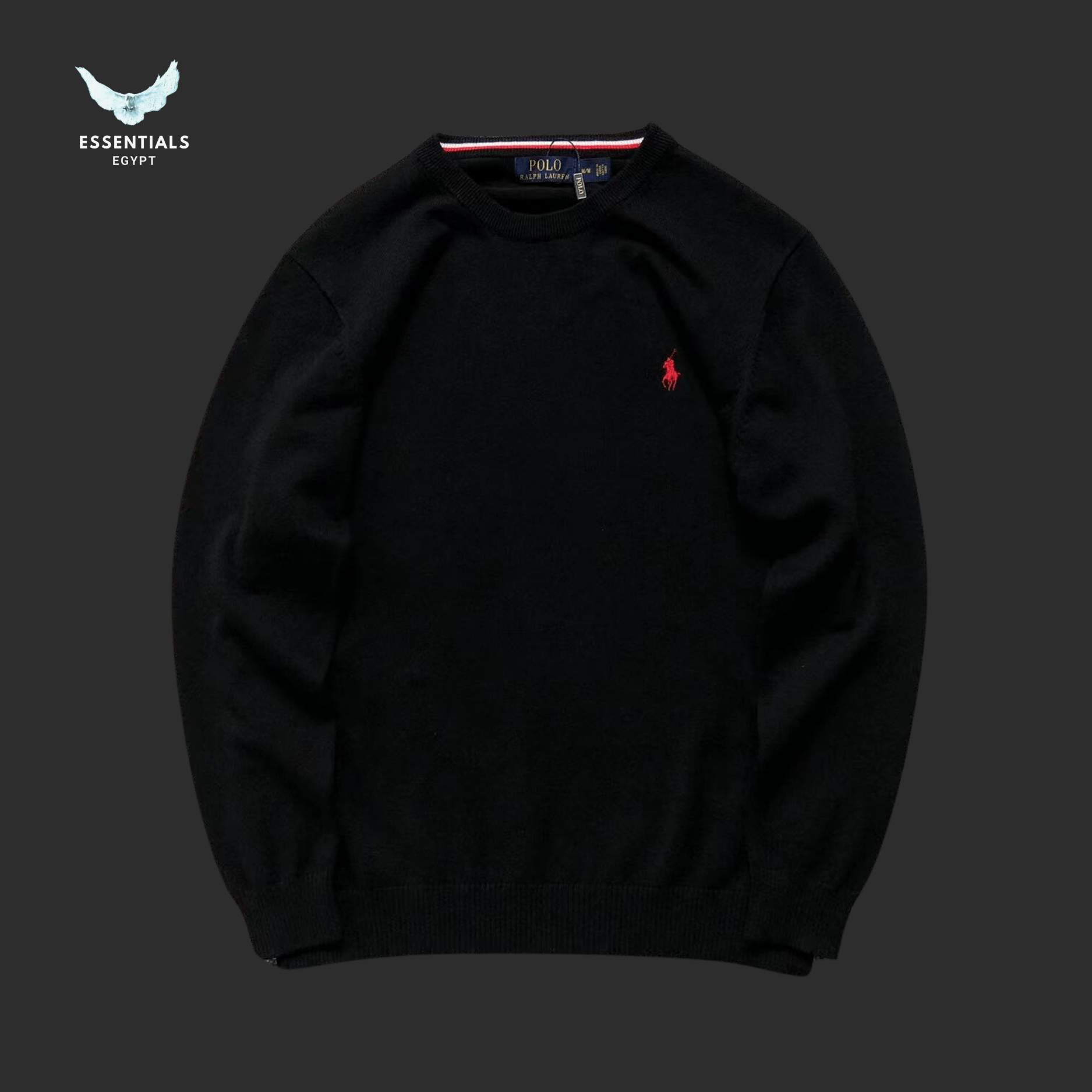 Ralph Lauren Sweater – Wool Knit Crewneck - ESSENTIALS EGYPT
