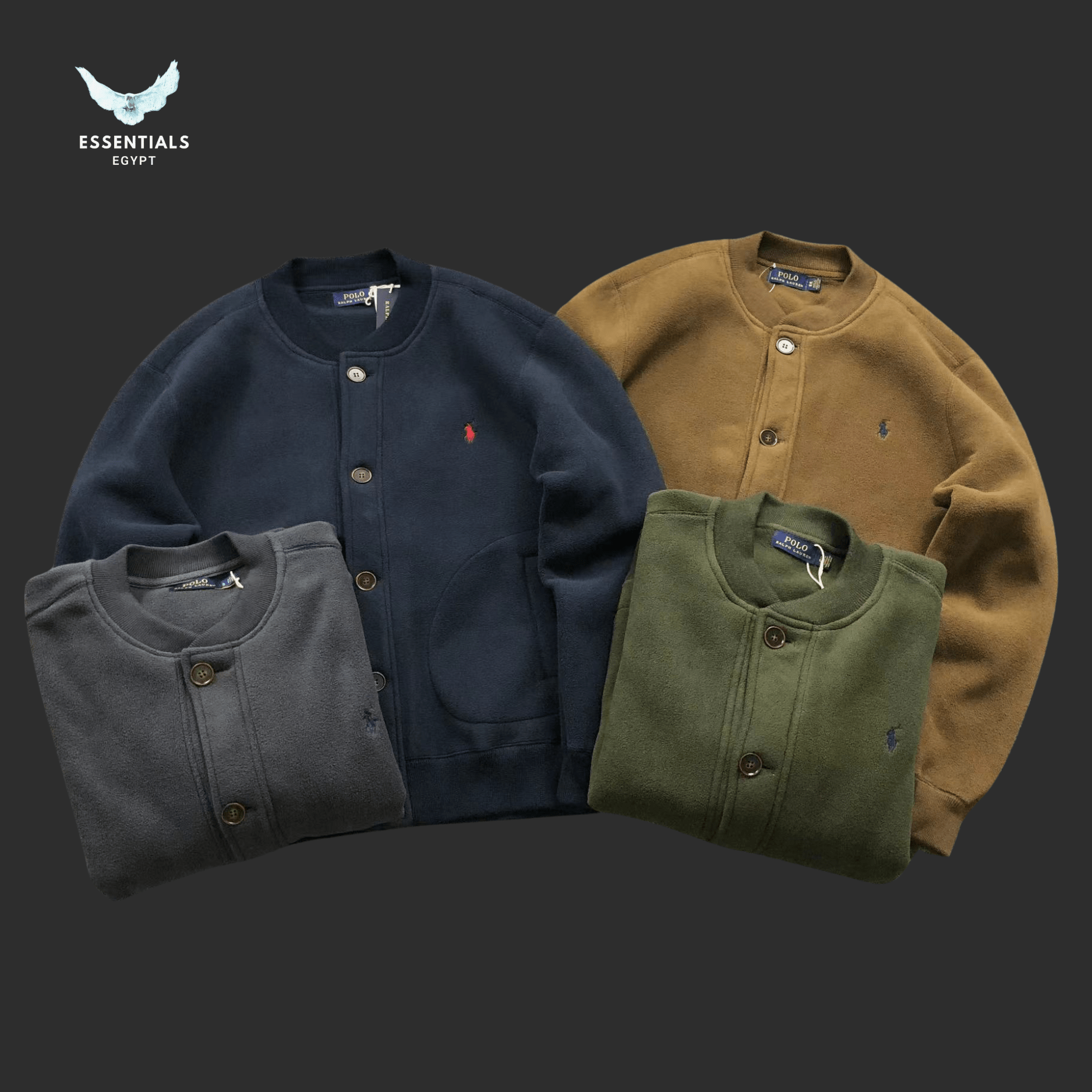 Ralph Lauren Cardigan – Button - Up Knit - ESSENTIALS EGYPT