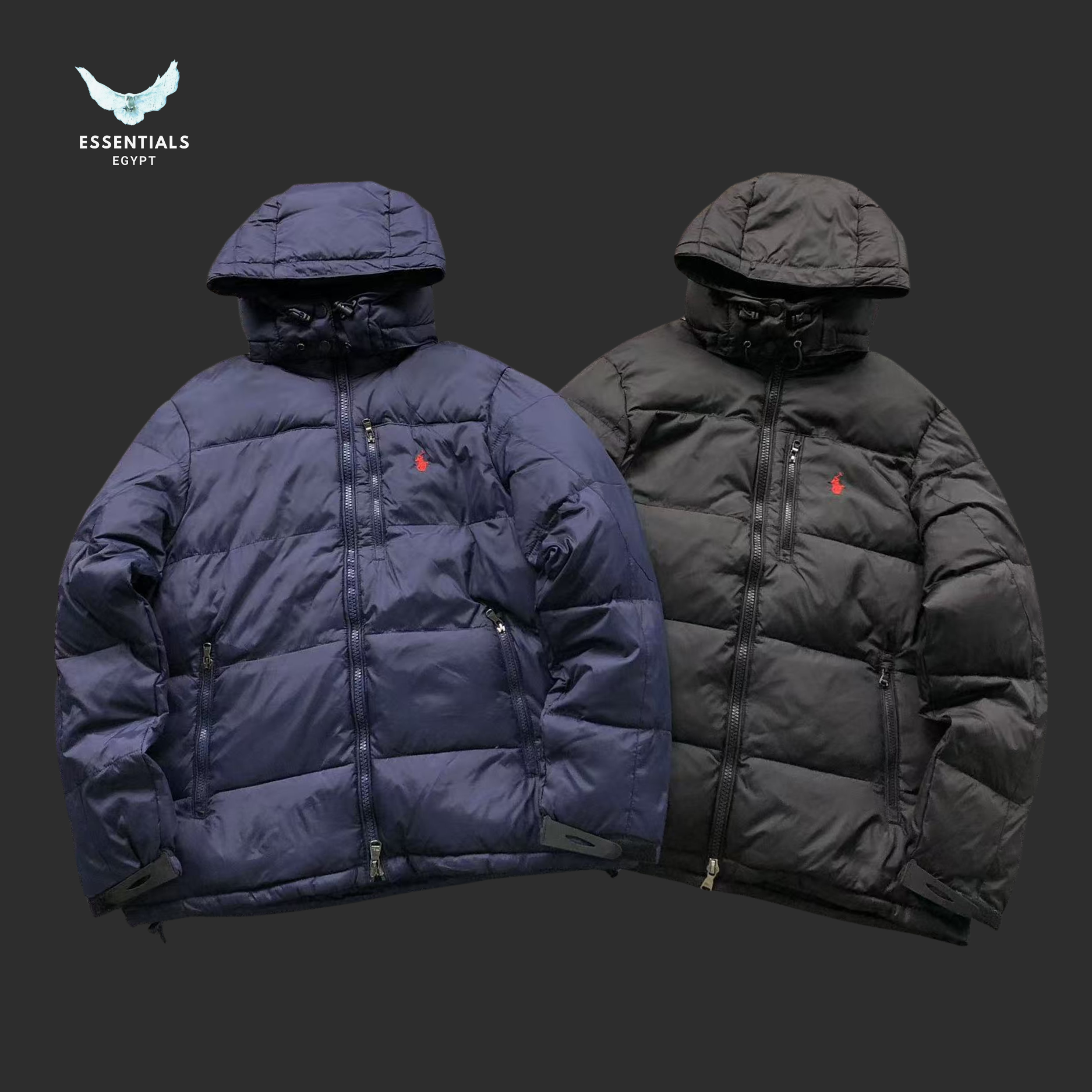 Ralph Lauren Down Jacket – Navy & Black Puffer