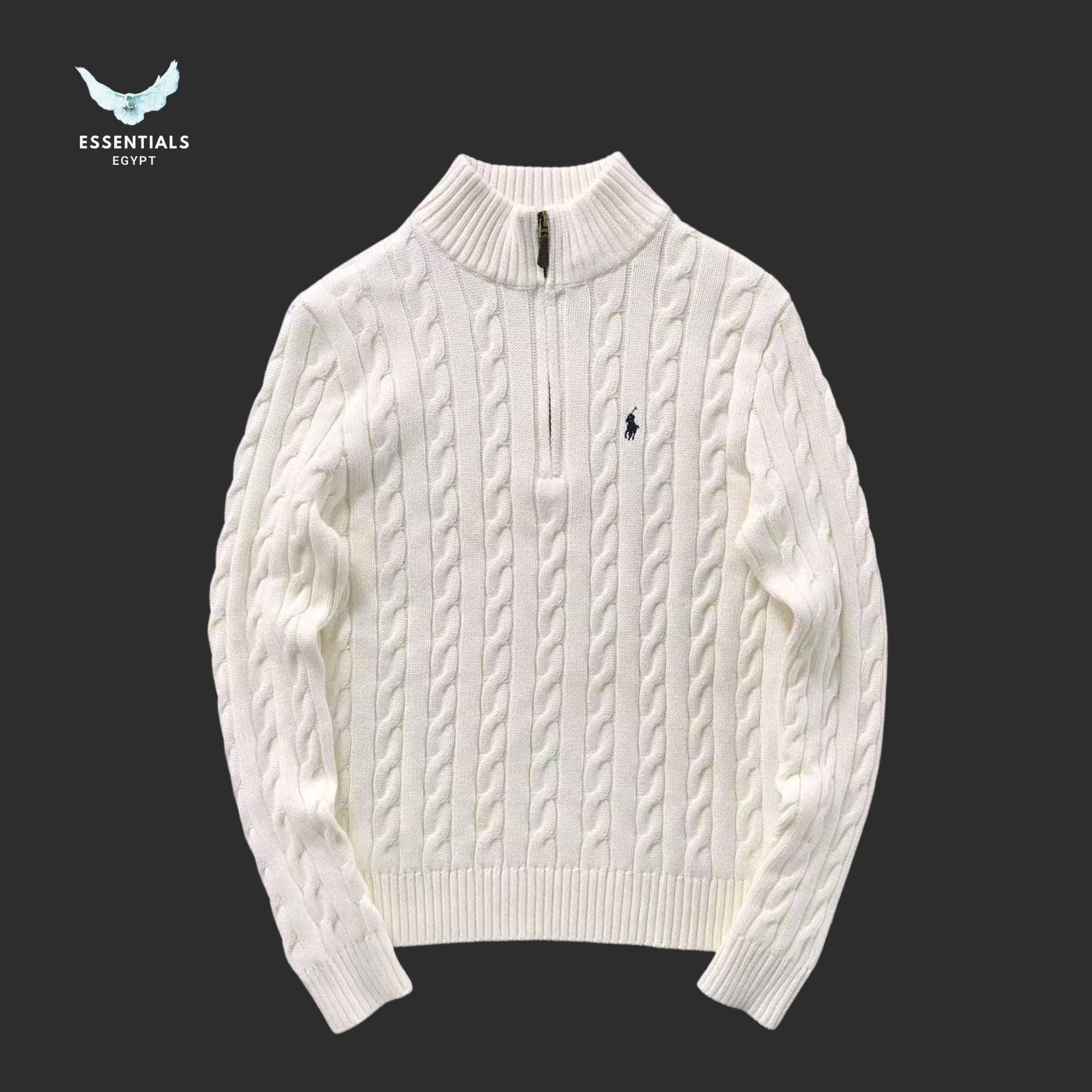 Ralph Lauren Cable - Knit Sweater – Signature Collection - ESSENTIALS EGYPT