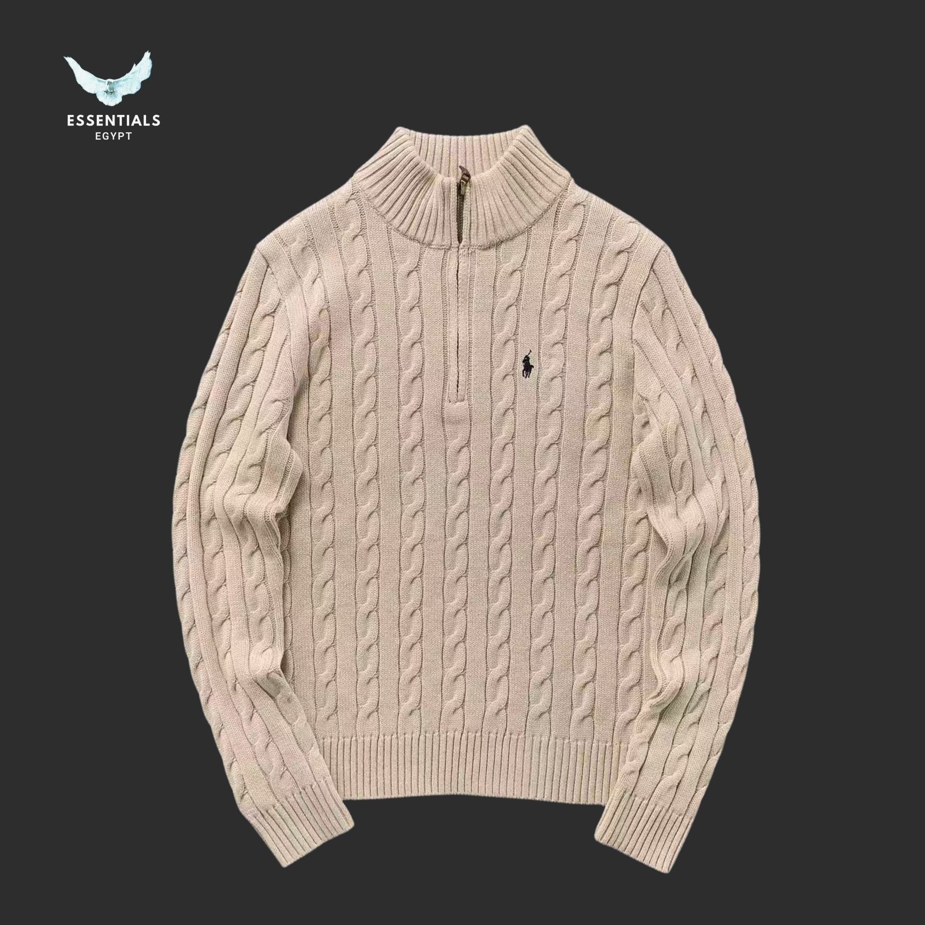 Ralph Lauren Cable - Knit Sweater – Signature Collection - ESSENTIALS EGYPT