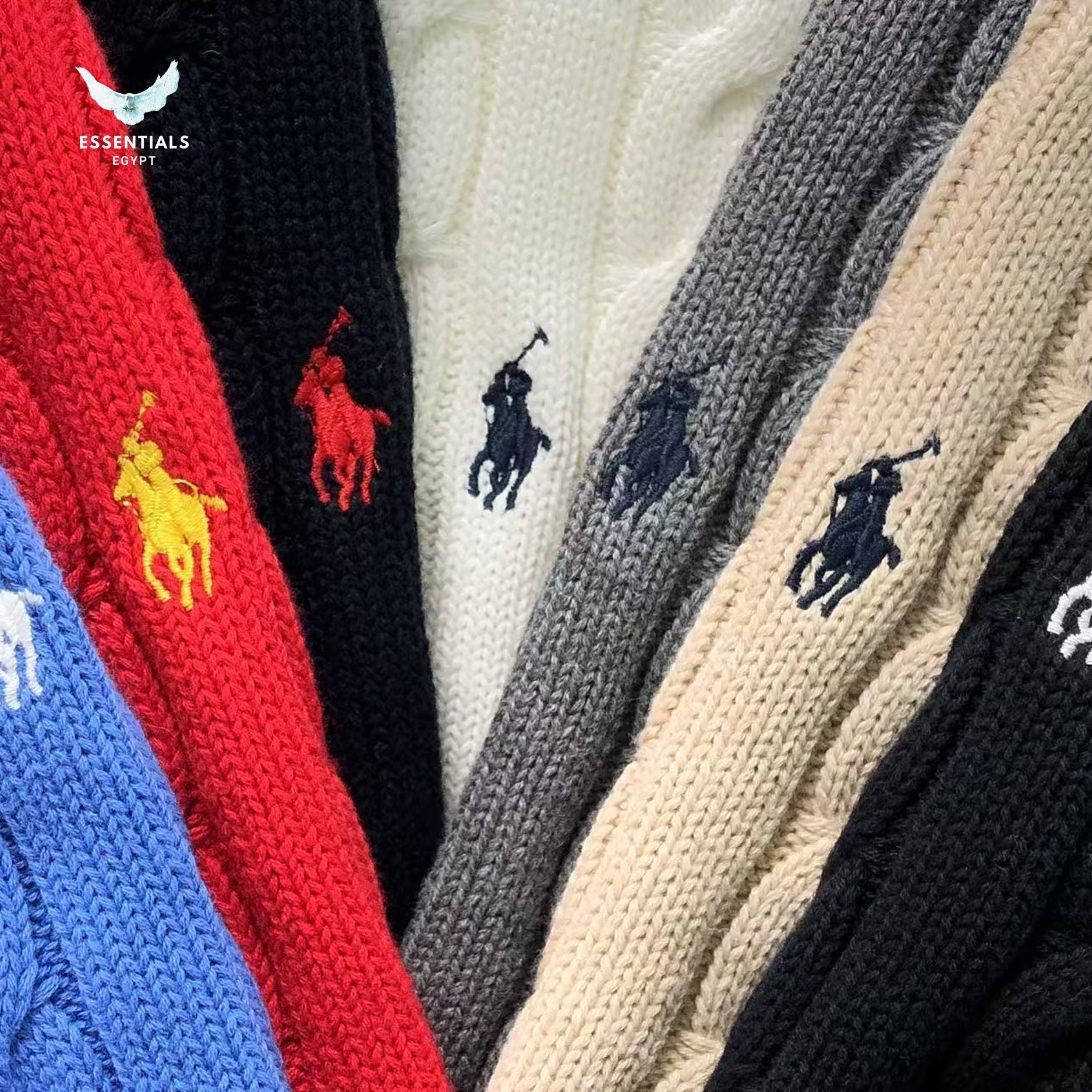 Ralph Lauren Cable - Knit Sweater – Signature Collection - ESSENTIALS EGYPT