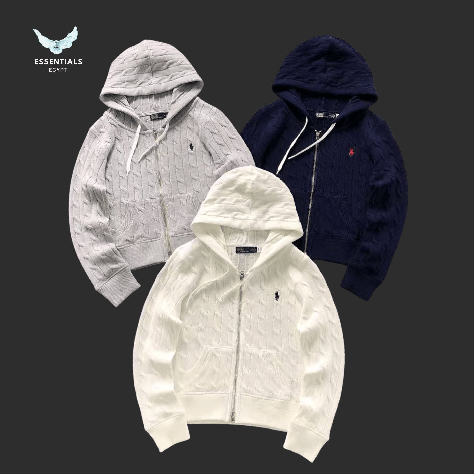 RALPH LAUREN FEMALE STYLE HOODIE 217103004 - ESSENTIALS EGYPT