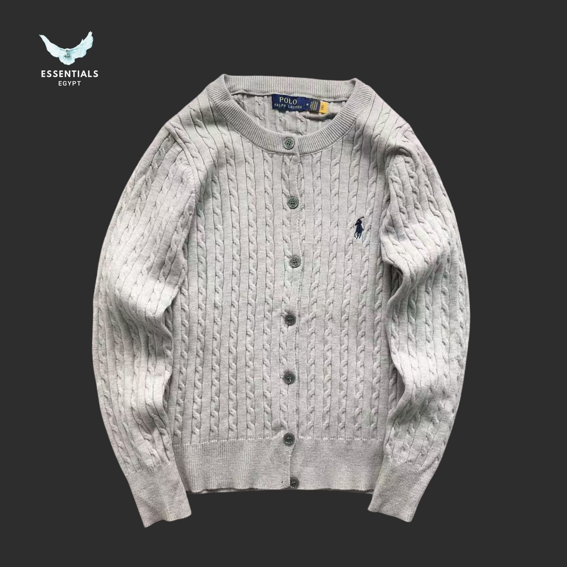 Ralph Lauren Cable - Knit Cardigan – Button - Up Edition - ESSENTIALS EGYPT