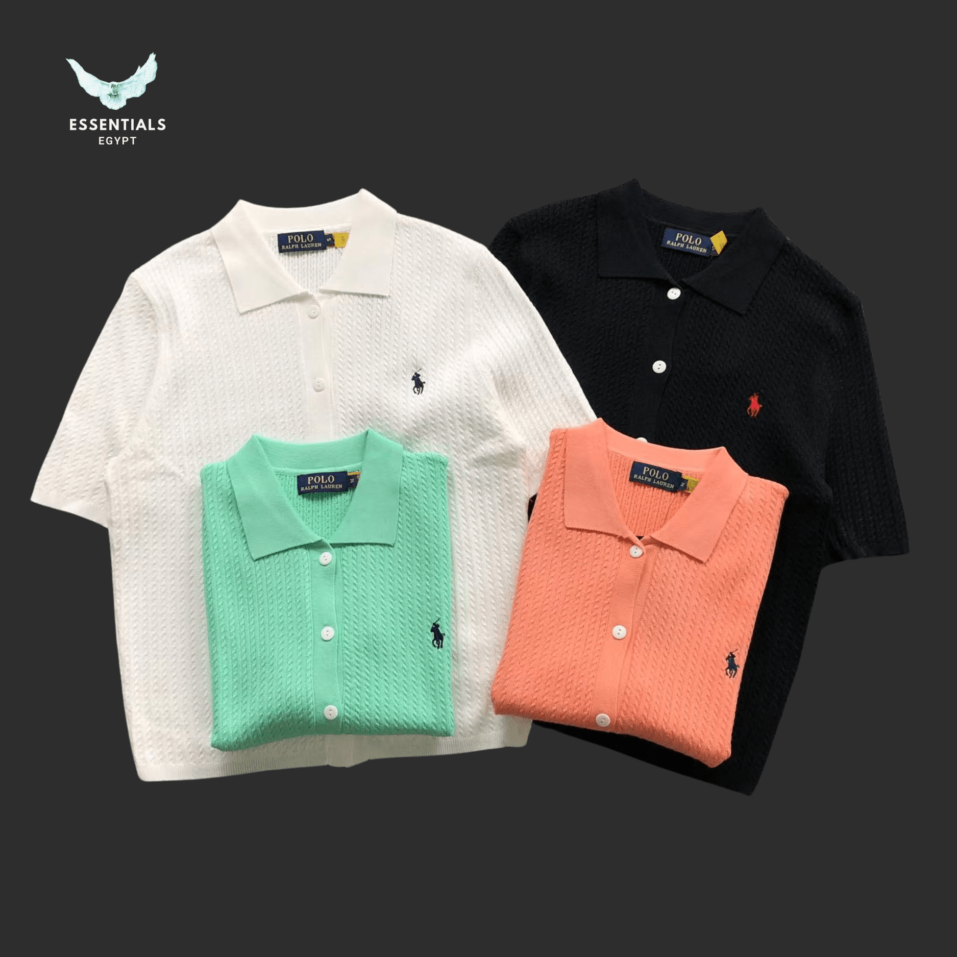 Ralph Lauren Knit Polo Tee – Women’s Fit - ESSENTIALS EGYPT