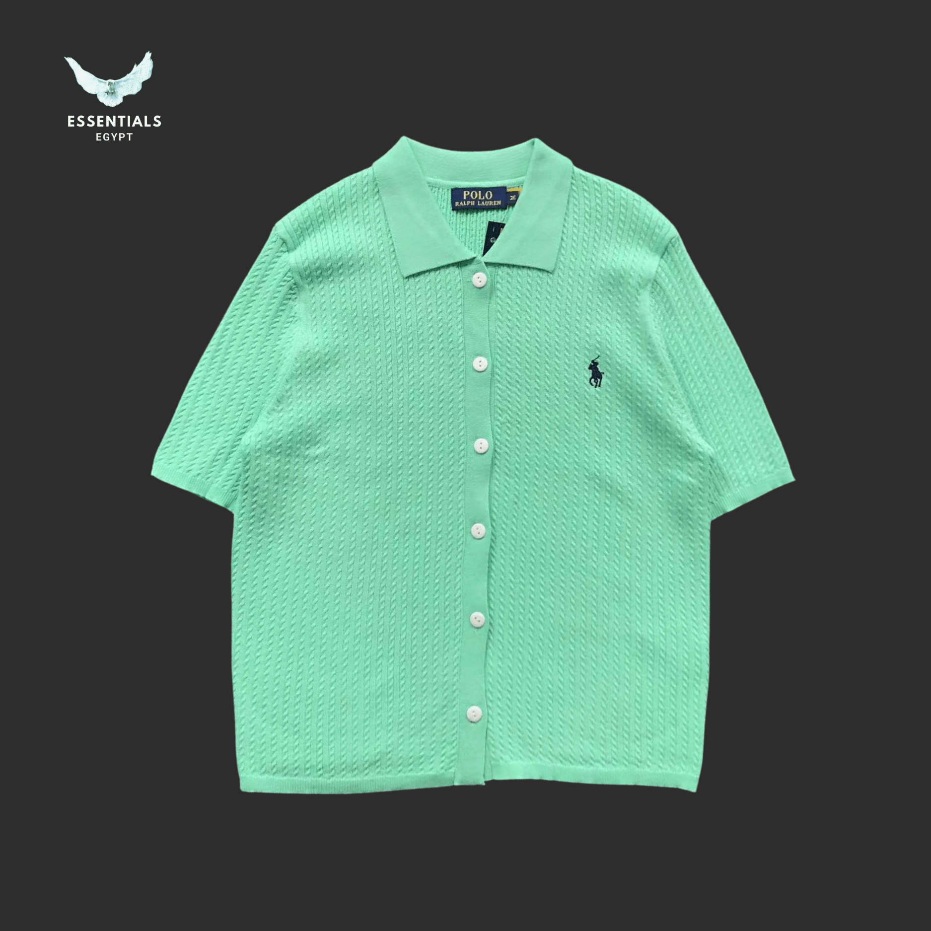 Ralph Lauren Knit Polo Tee – Women’s Fit - ESSENTIALS EGYPT