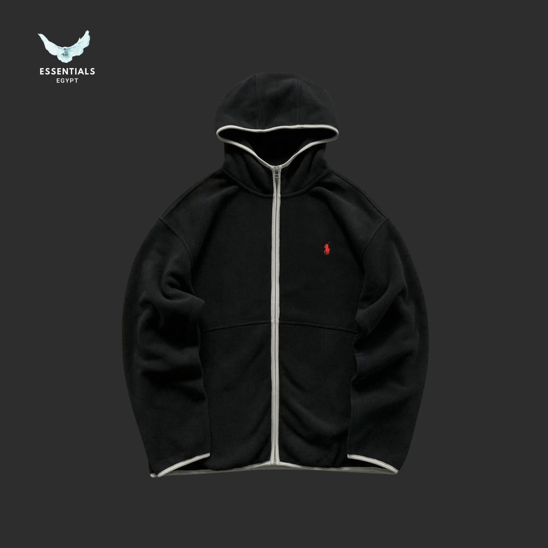Ralph Lauren Full - Zip Fleece Jacket – Pony Logo - ESSENTIALS EGYPT
