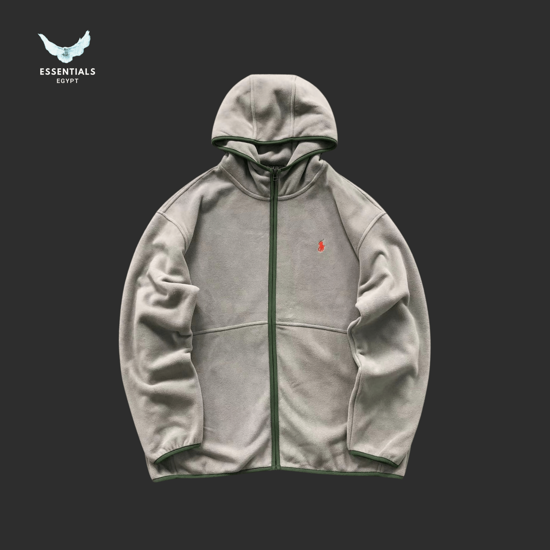 Ralph Lauren Full - Zip Fleece Jacket – Pony Logo - ESSENTIALS EGYPT