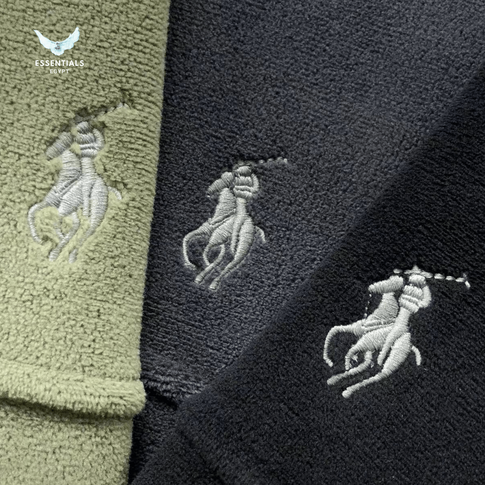 Ralph Lauren Fleece Jacket – Zip Stand Collar - ESSENTIALS EGYPT