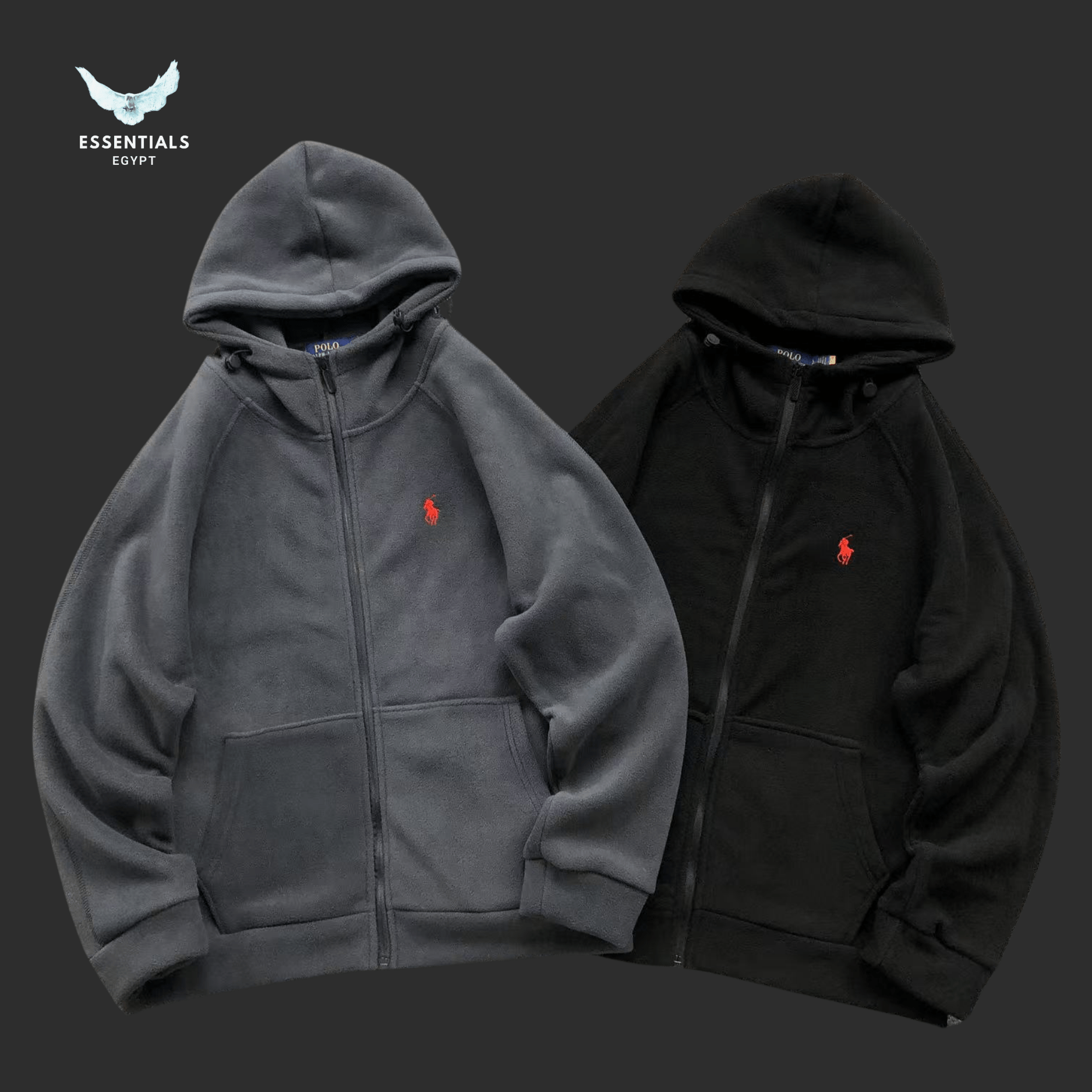 Ralph Lauren Fleece Jacket – Hoodie Edition - ESSENTIALS EGYPT