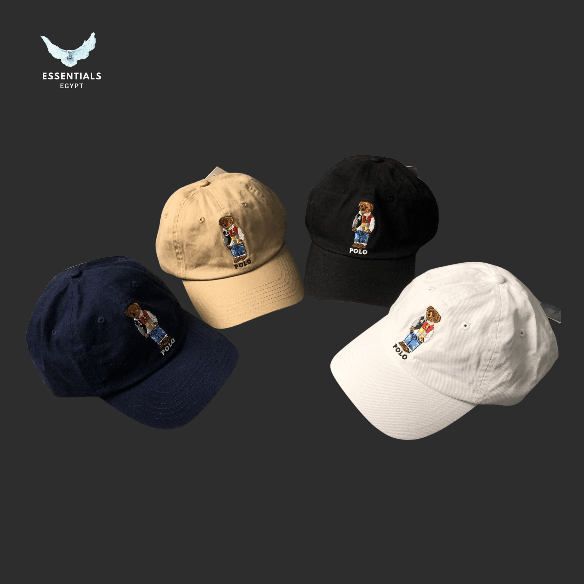 Ralph Lauren Cap – Cotton Chino Bear Logo - ESSENTIALS EGYPT