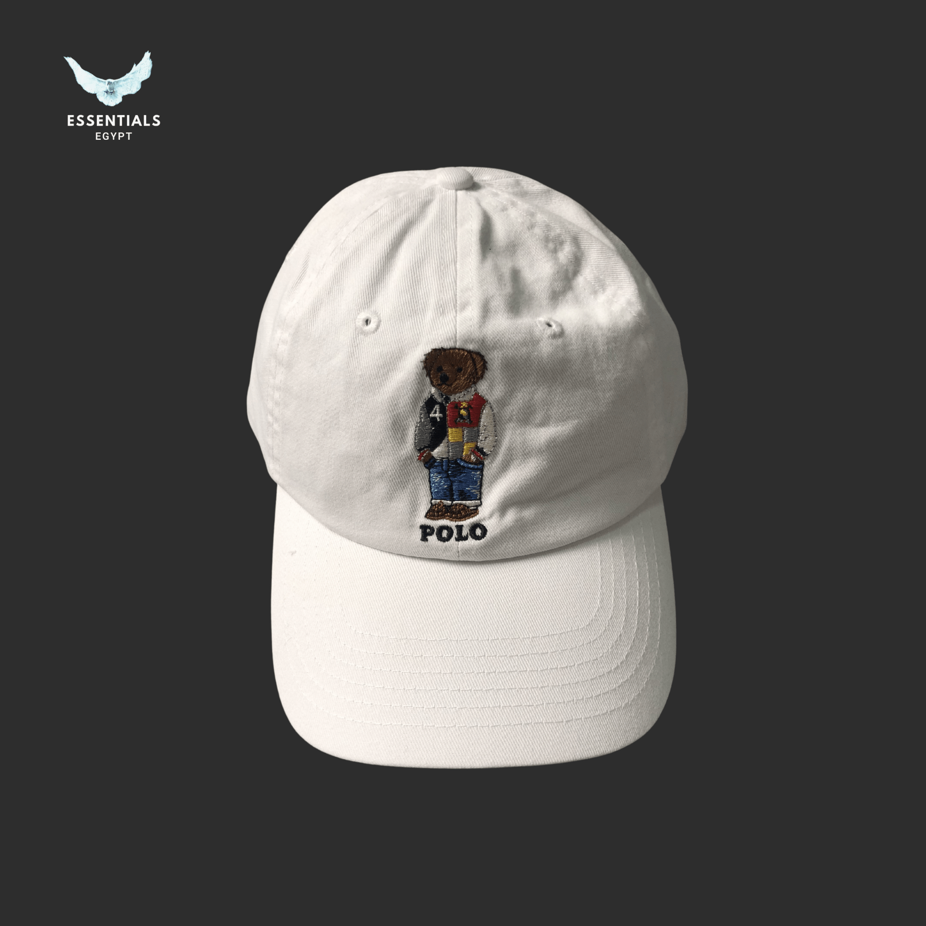 Ralph Lauren Cap – Cotton Chino Bear Logo - ESSENTIALS EGYPT