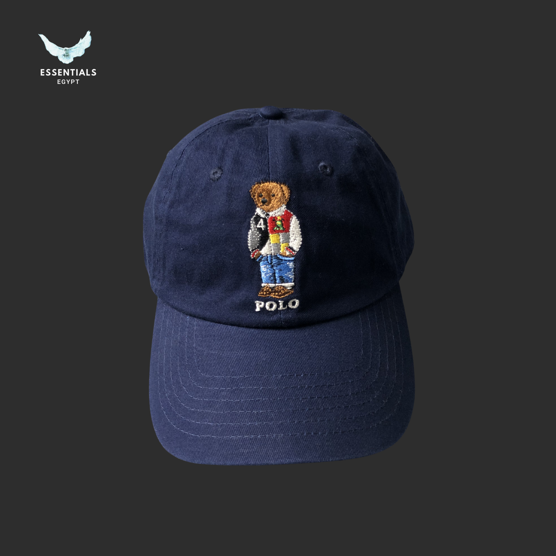 Ralph Lauren Cap – Cotton Chino Bear Logo