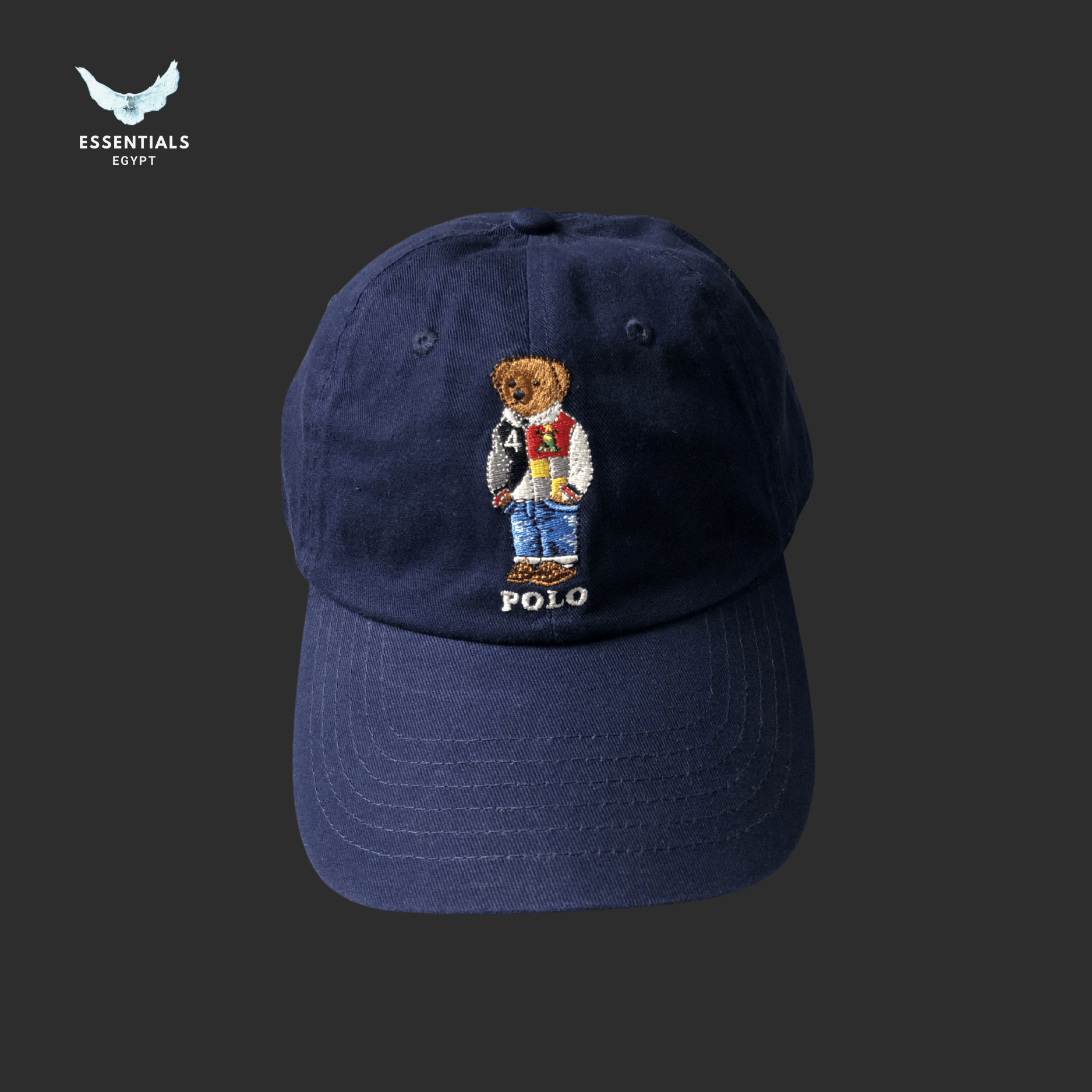 Ralph Lauren Cap – Cotton Chino Bear Logo - ESSENTIALS EGYPT