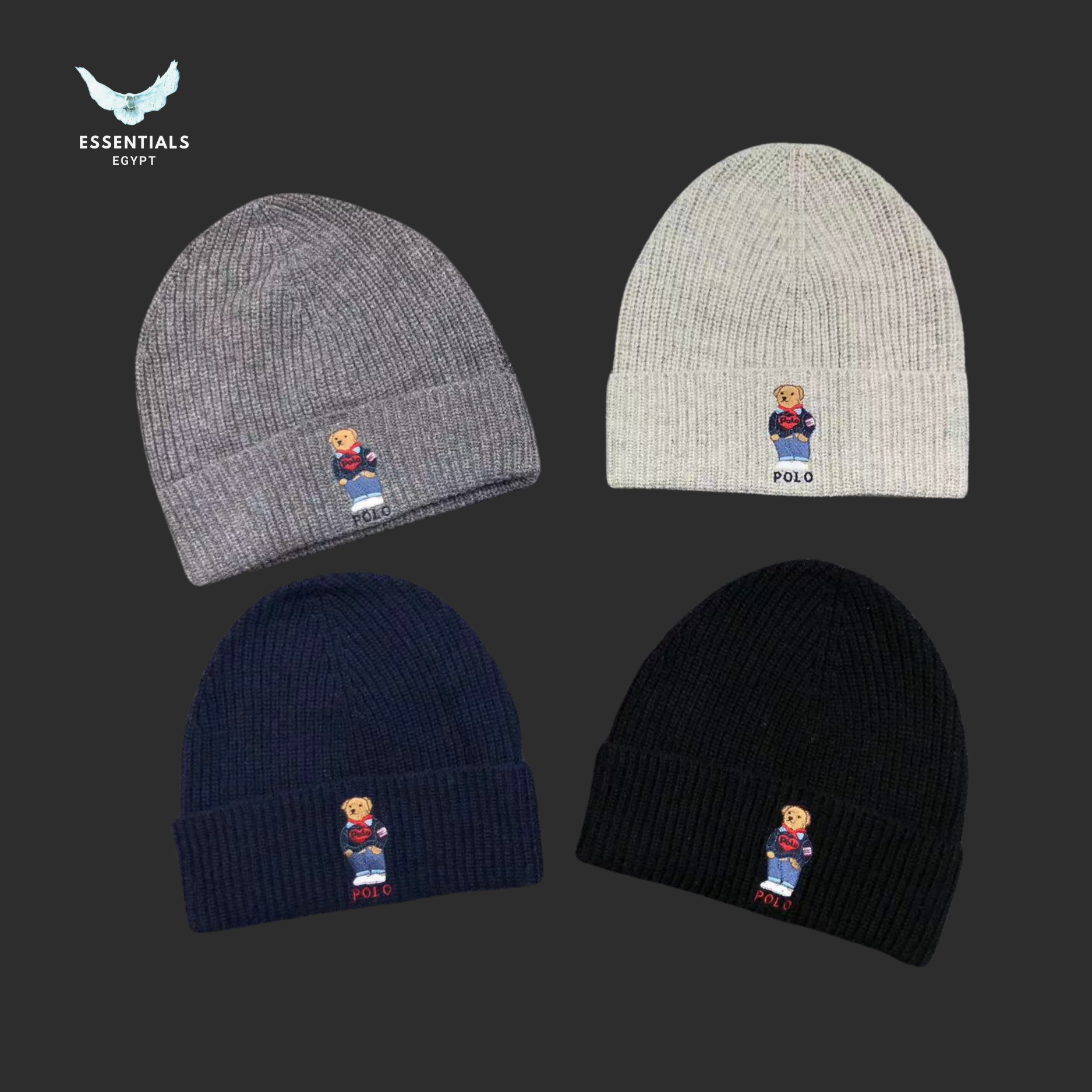 Ralph Lauren Hat – Bear Beanie Core Pack