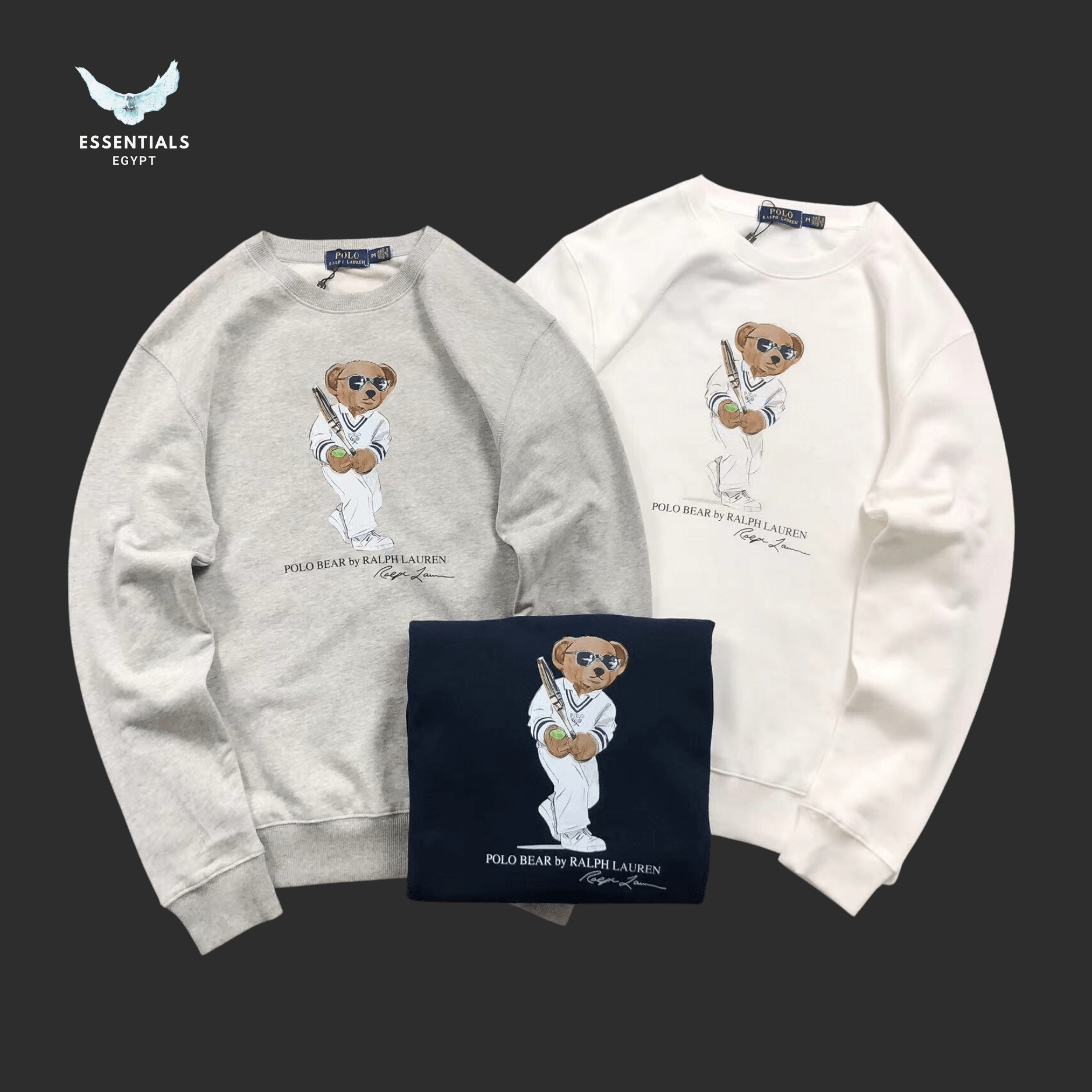 Ralph Lauren Crewneck – Fleece Polo Bear - ESSENTIALS EGYPT