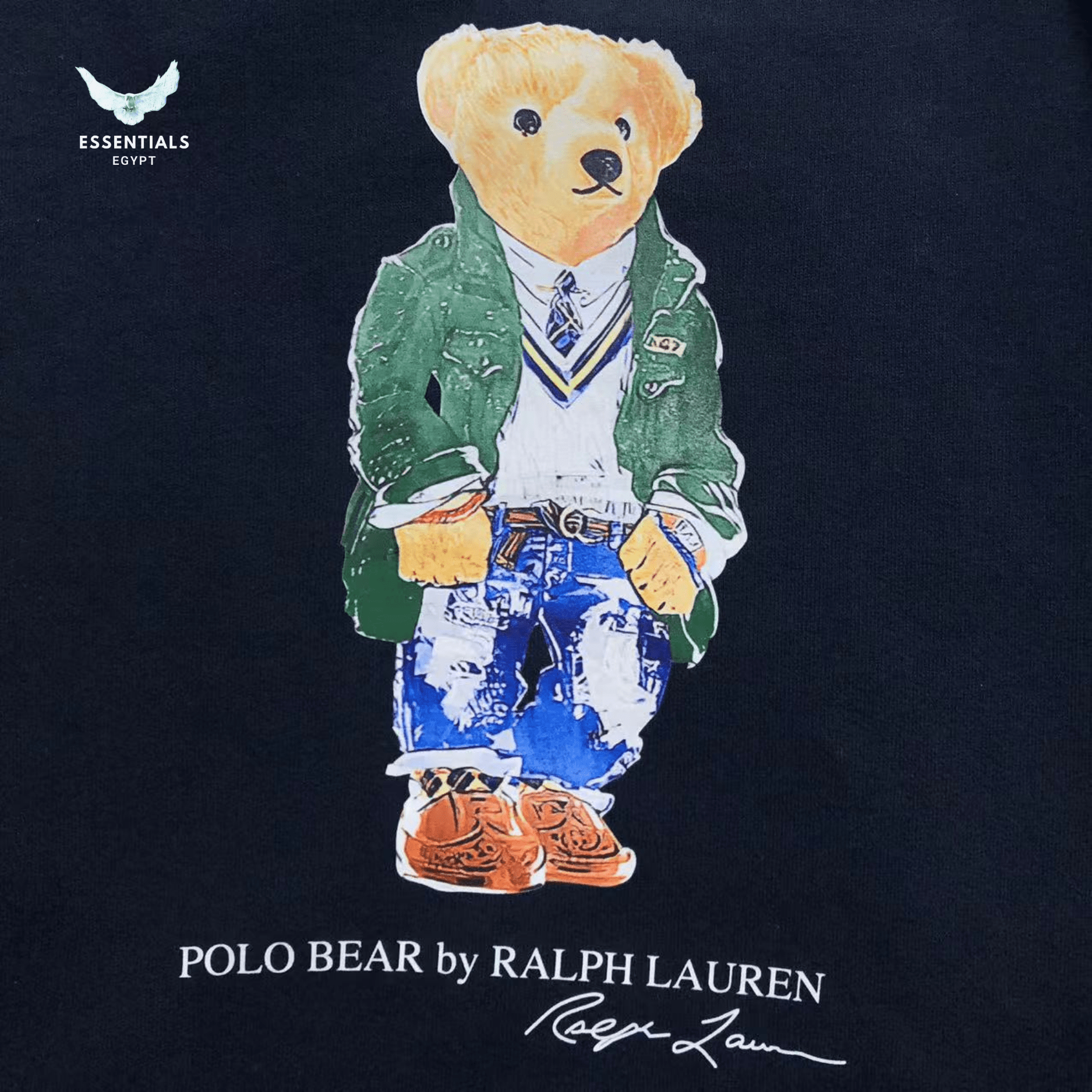 Ralph Lauren Sweatshirt – Polo Bear Graphic - ESSENTIALS EGYPT