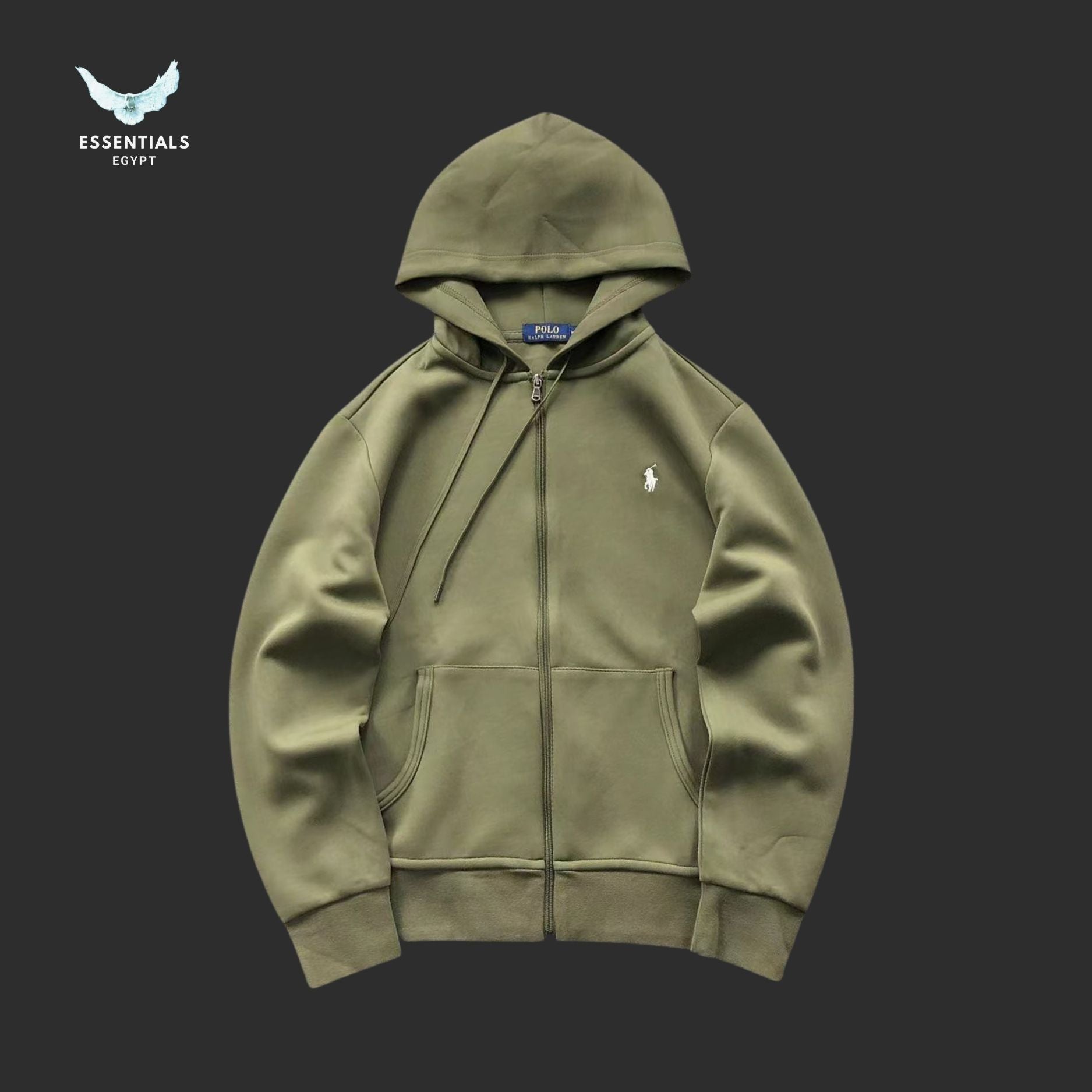 Ralph Lauren Zip Hoodie – Seasonal Edition - ESSENTIALS EGYPT