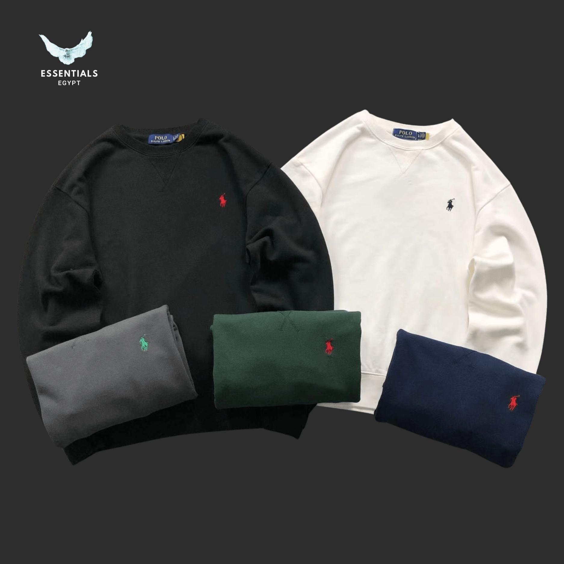 Ralph Lauren Classic Wool - Cotton Sweater - ESSENTIALS EGYPT