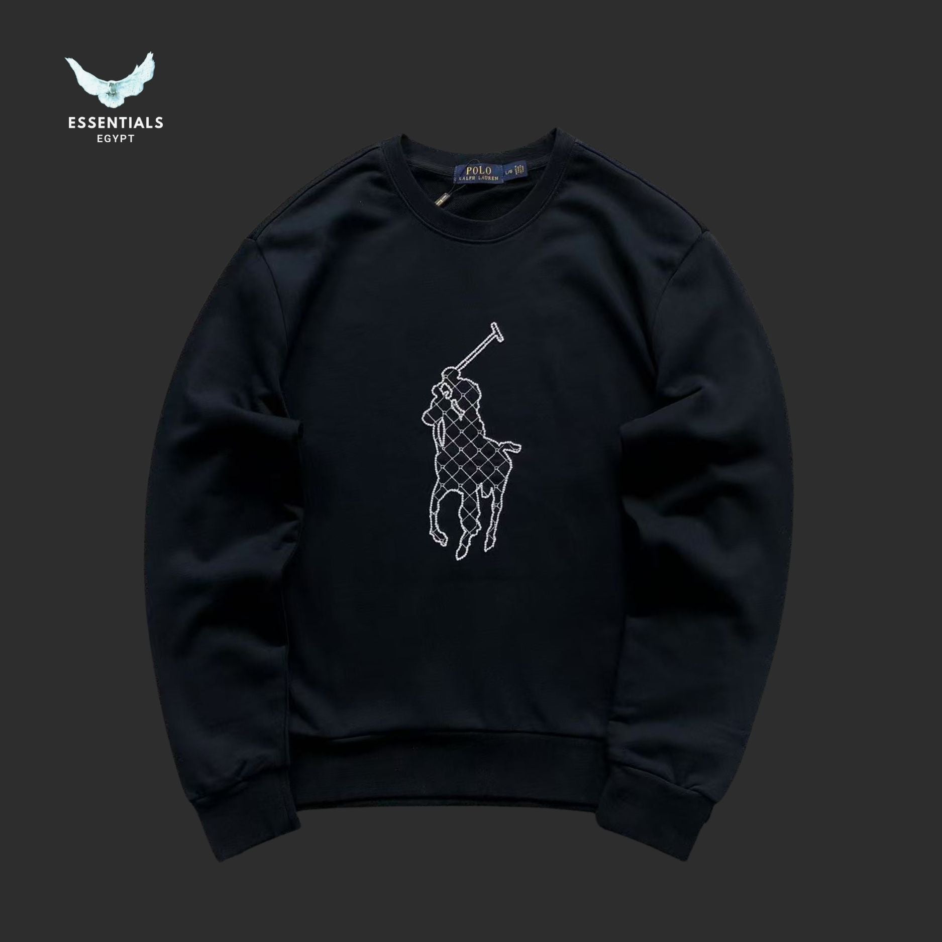 Ralph Lauren Sweatshirt – Polo Player Graphic - ESSENTIALS EGYPT