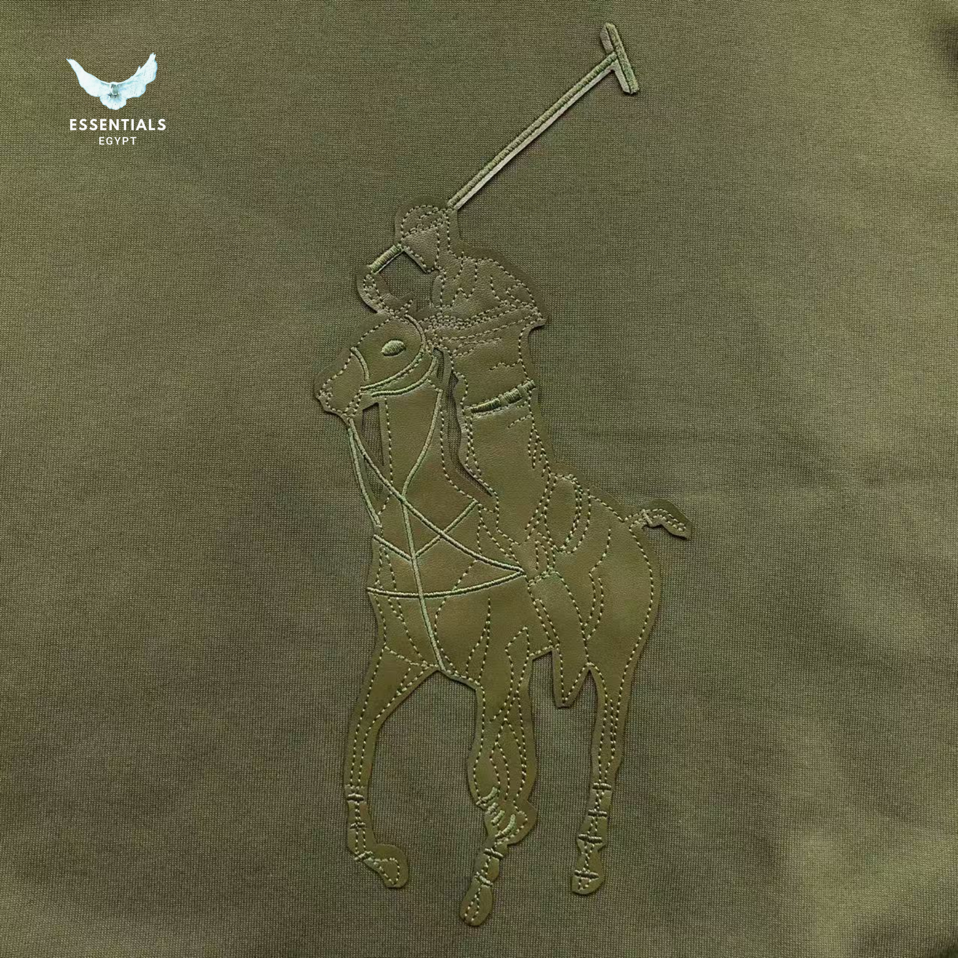 Ralph Lauren Polo Bear Hoodie – Olive Green