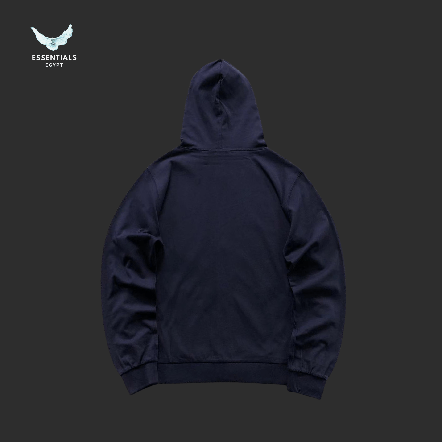 Ralph Lauren Hoodie – Two - Tone Navy & White - ESSENTIALS EGYPT