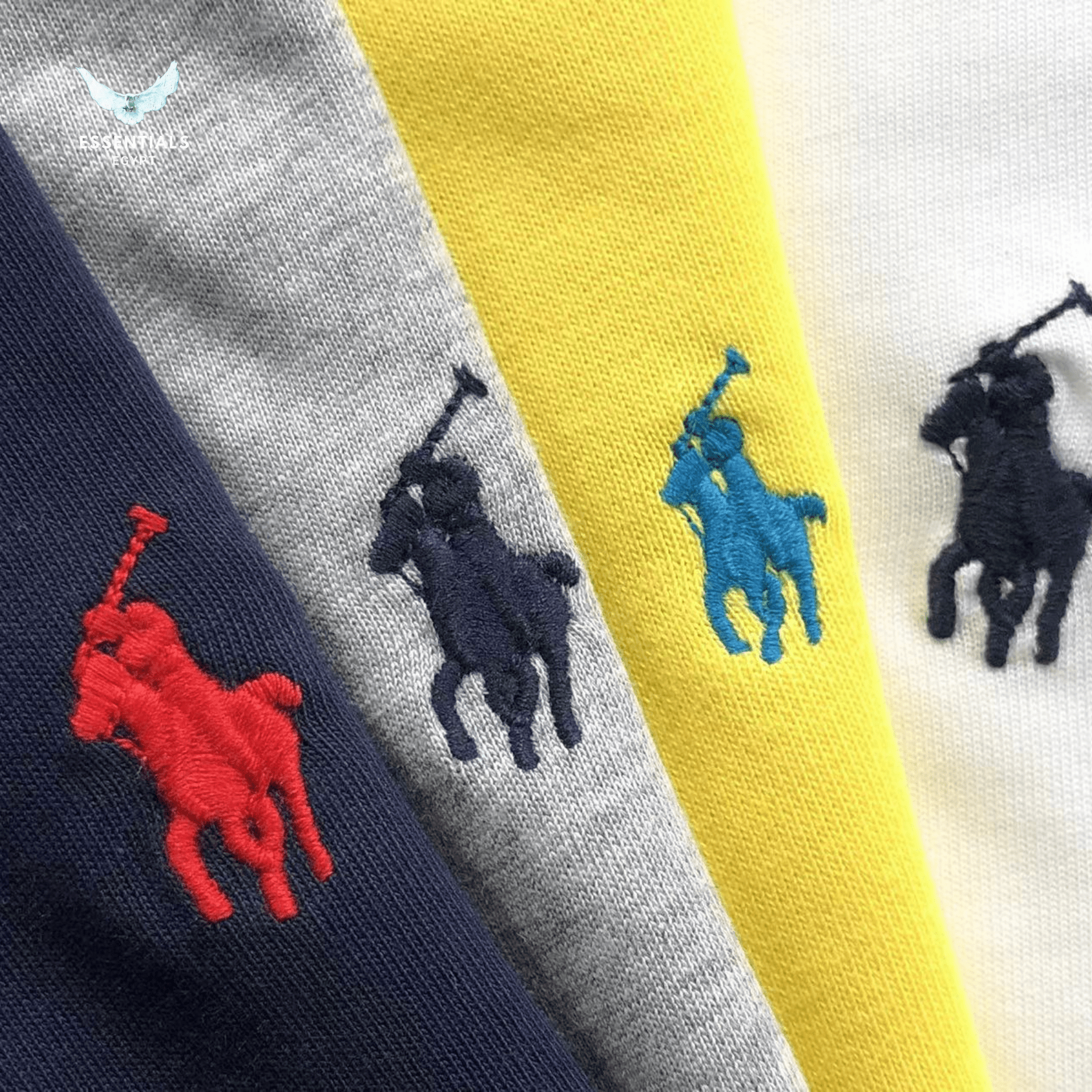 Ralph Lauren Hoodie – Two - Tone Navy & White - ESSENTIALS EGYPT