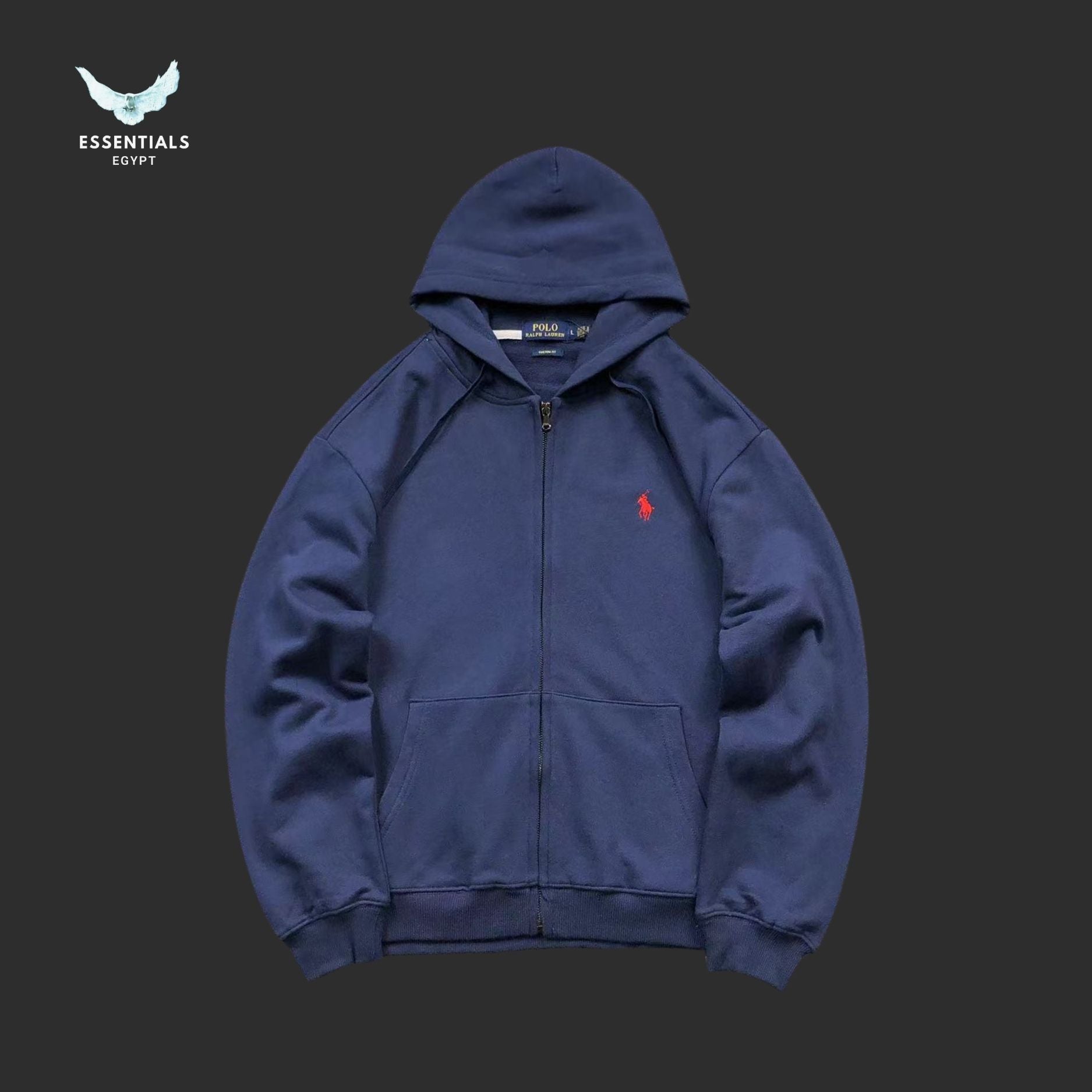 Ralph Lauren Zip Hoodie – Multi - Color Drop - ESSENTIALS EGYPT