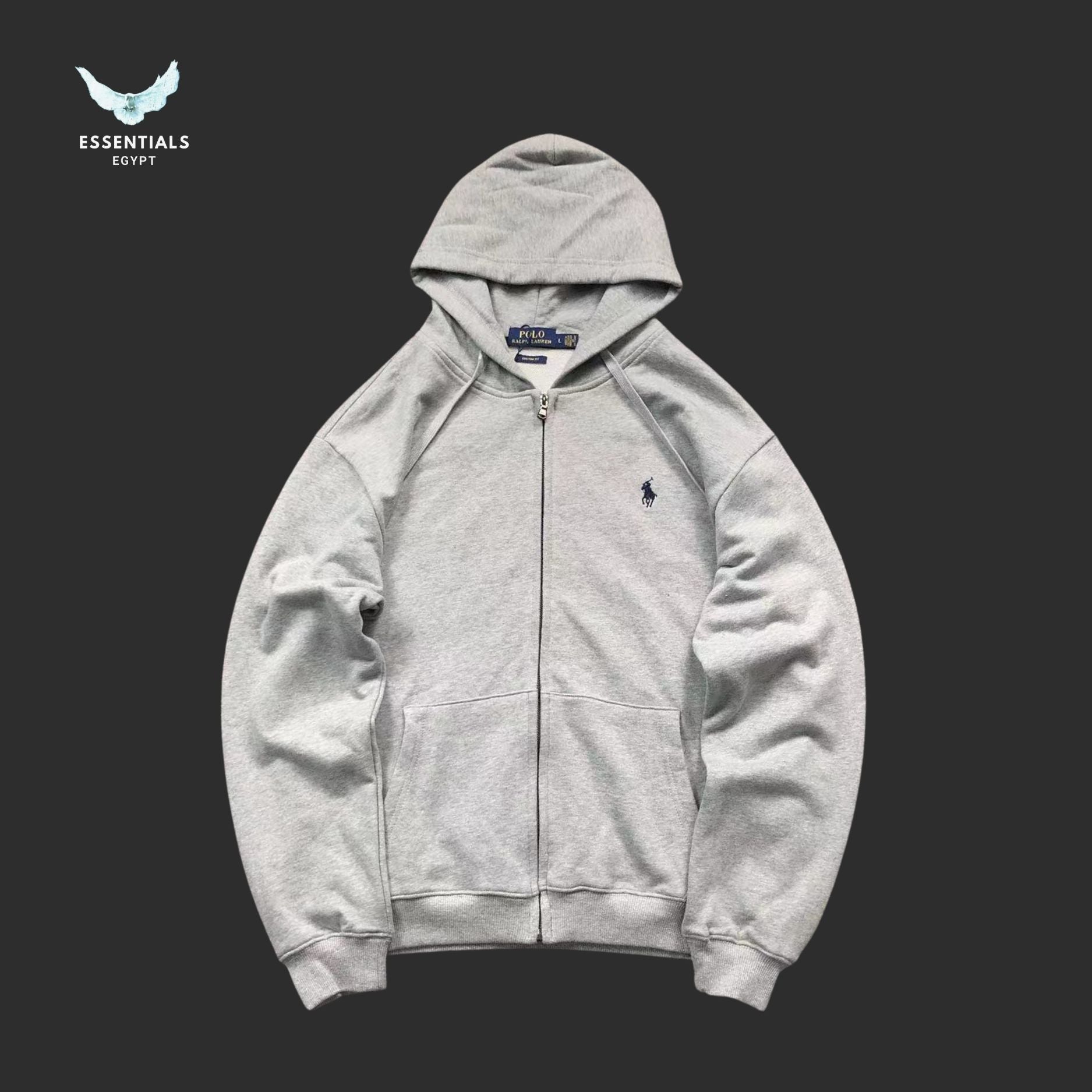 Ralph Lauren Zip Hoodie – Multi - Color Drop - ESSENTIALS EGYPT