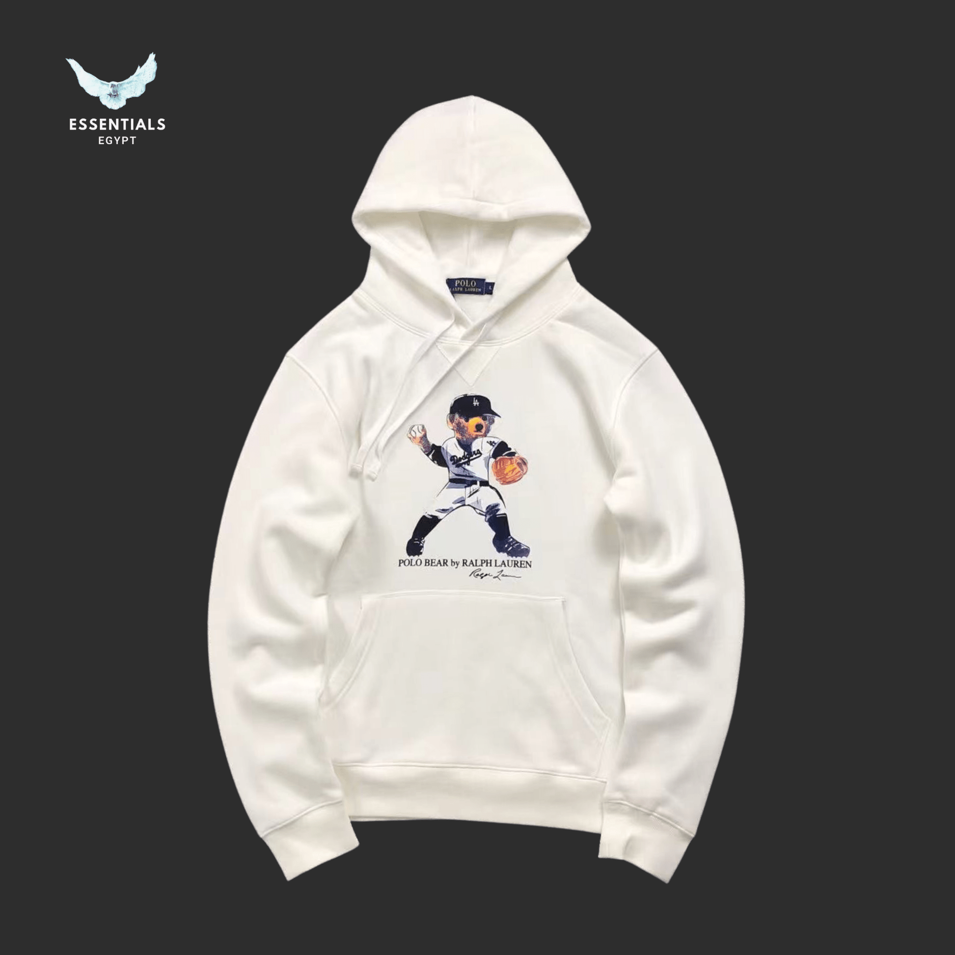 Ralph Lauren Hoodie – Basketball Bear Edition - ESSENTIALS EGYPT