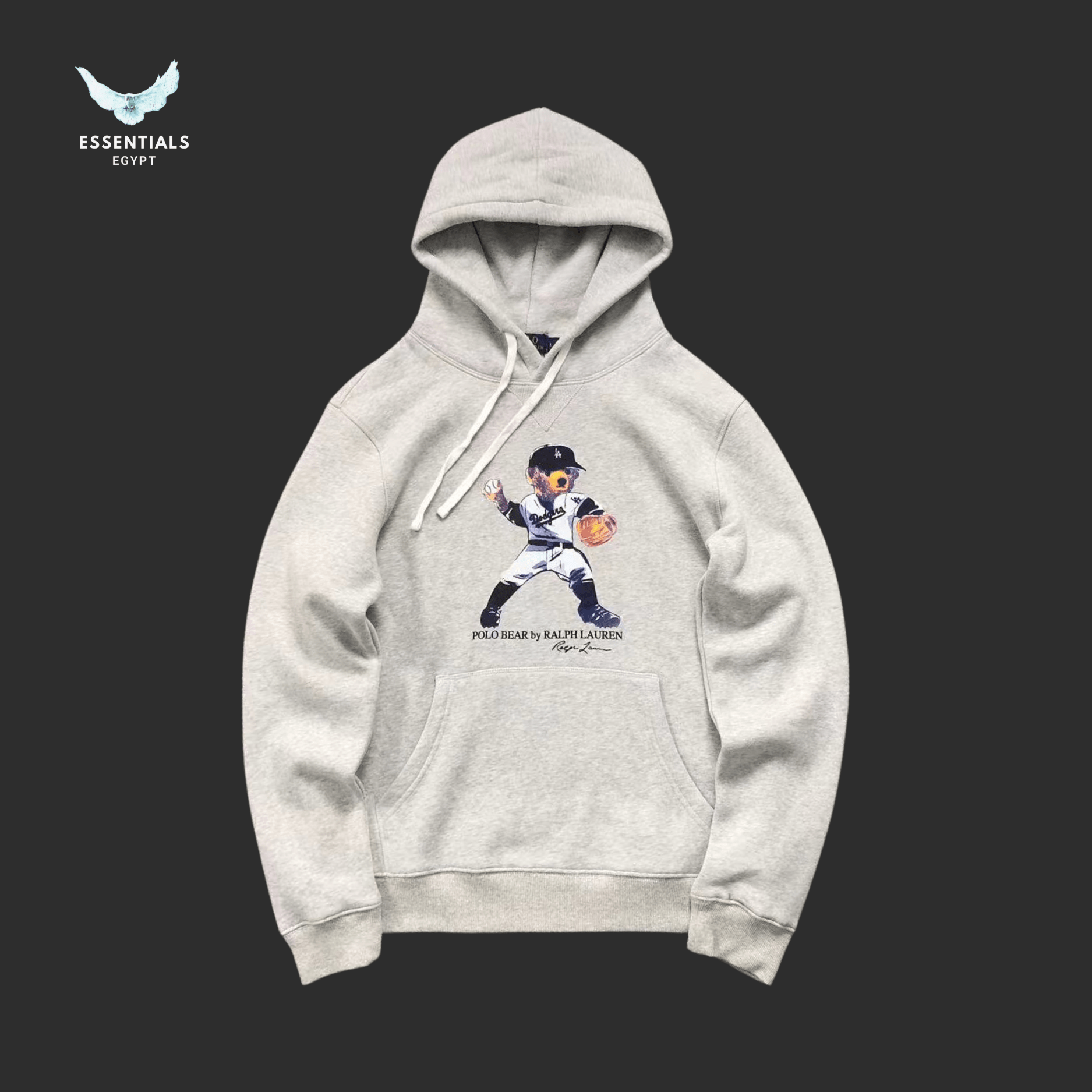 Ralph Lauren Hoodie – Basketball Bear Edition - ESSENTIALS EGYPT