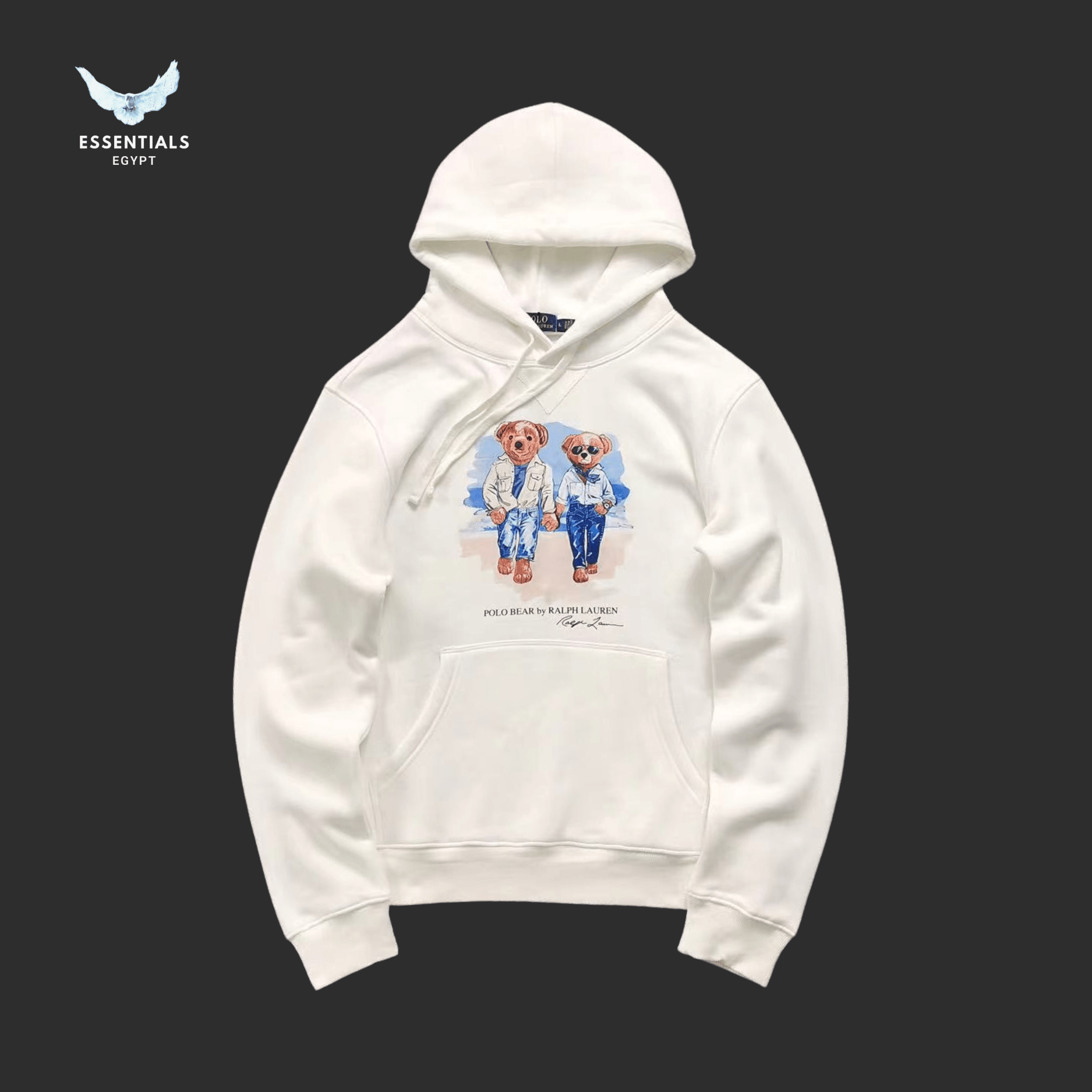 Ralph Lauren Hoodie – Twin Bear Print - ESSENTIALS EGYPT