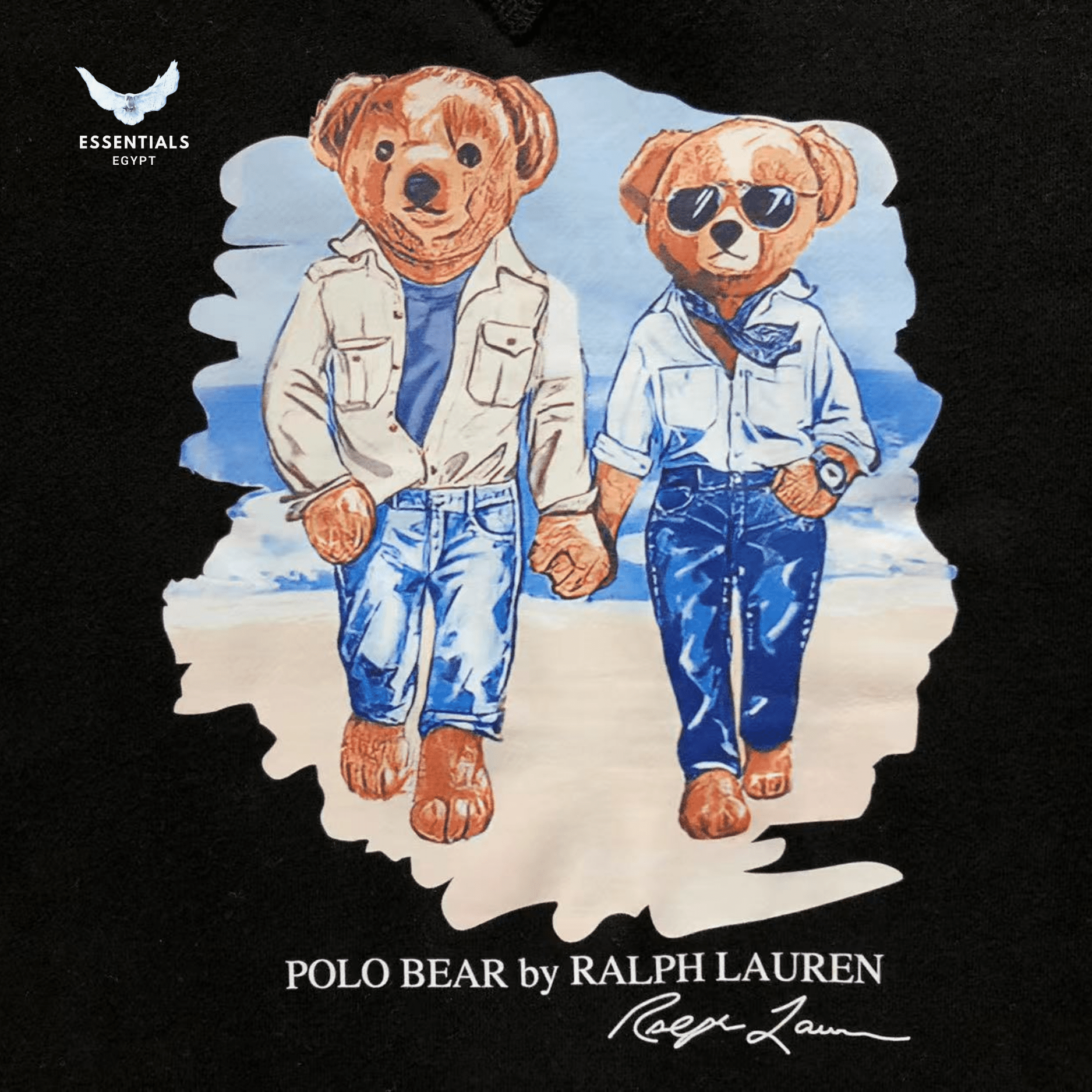 Ralph Lauren Hoodie – Twin Bear Print - ESSENTIALS EGYPT