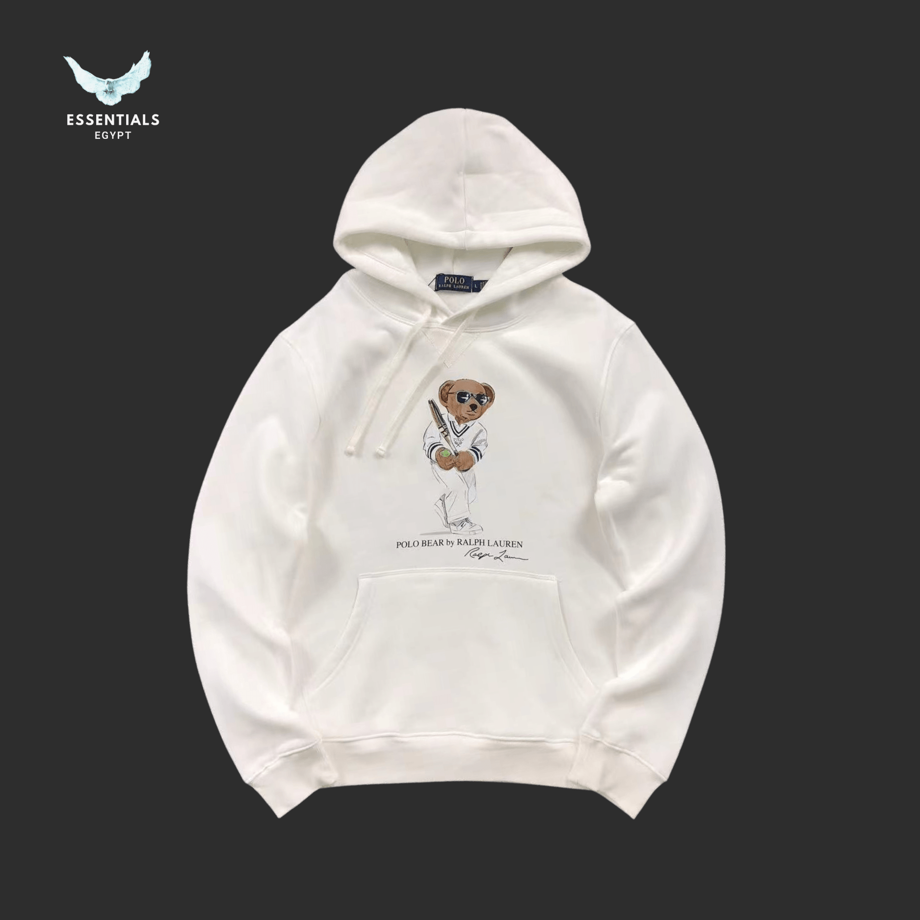 Ralph Lauren Hoodie – Bear in Rugby Jersey - ESSENTIALS EGYPT