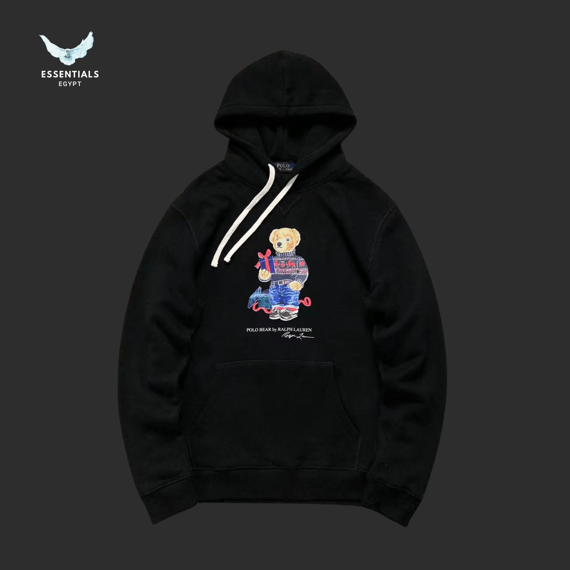 Ralph Lauren Hoodie – Bear with Shopping Bags - ESSENTIALS EGYPT
