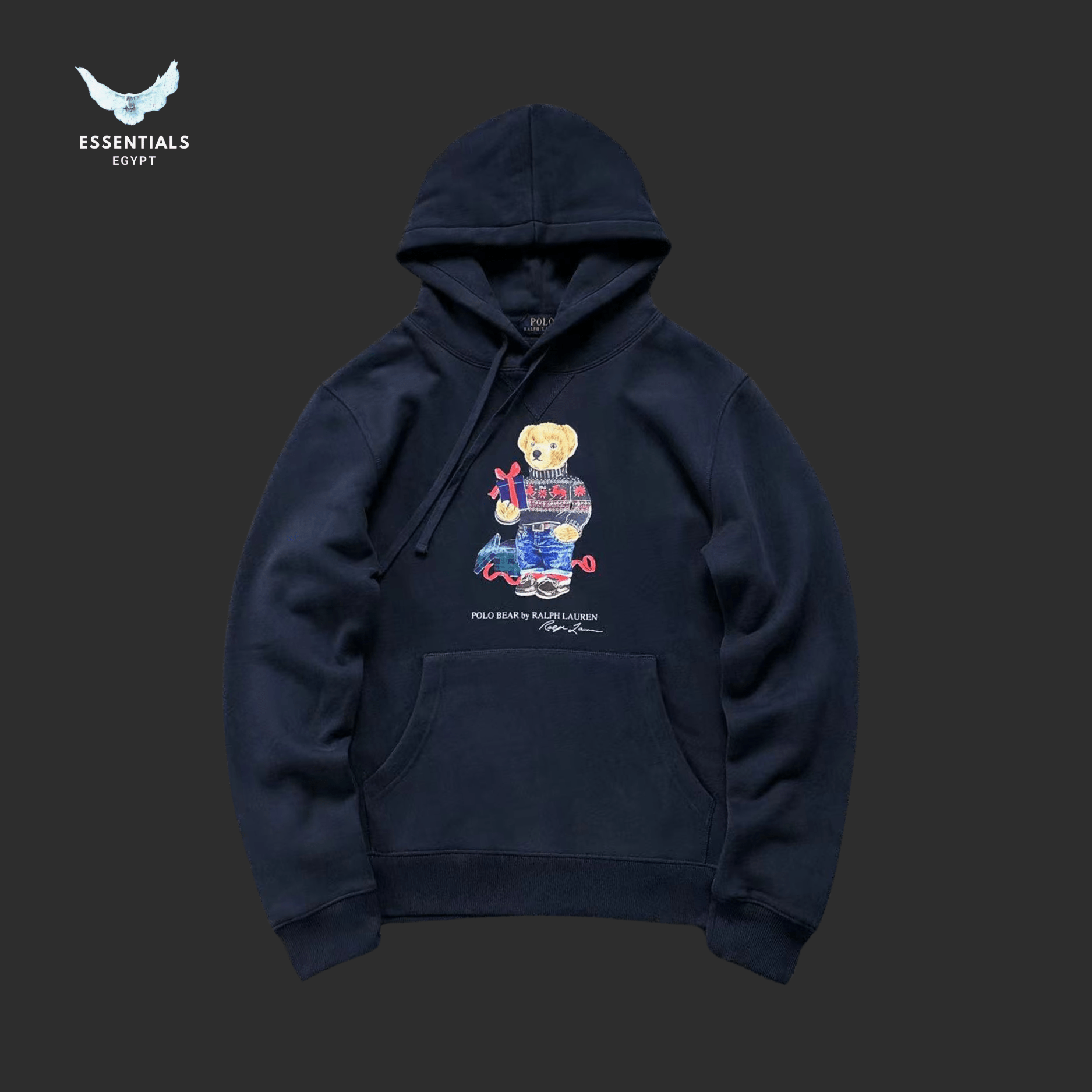 Ralph Lauren Hoodie – Bear with Shopping Bags - ESSENTIALS EGYPT