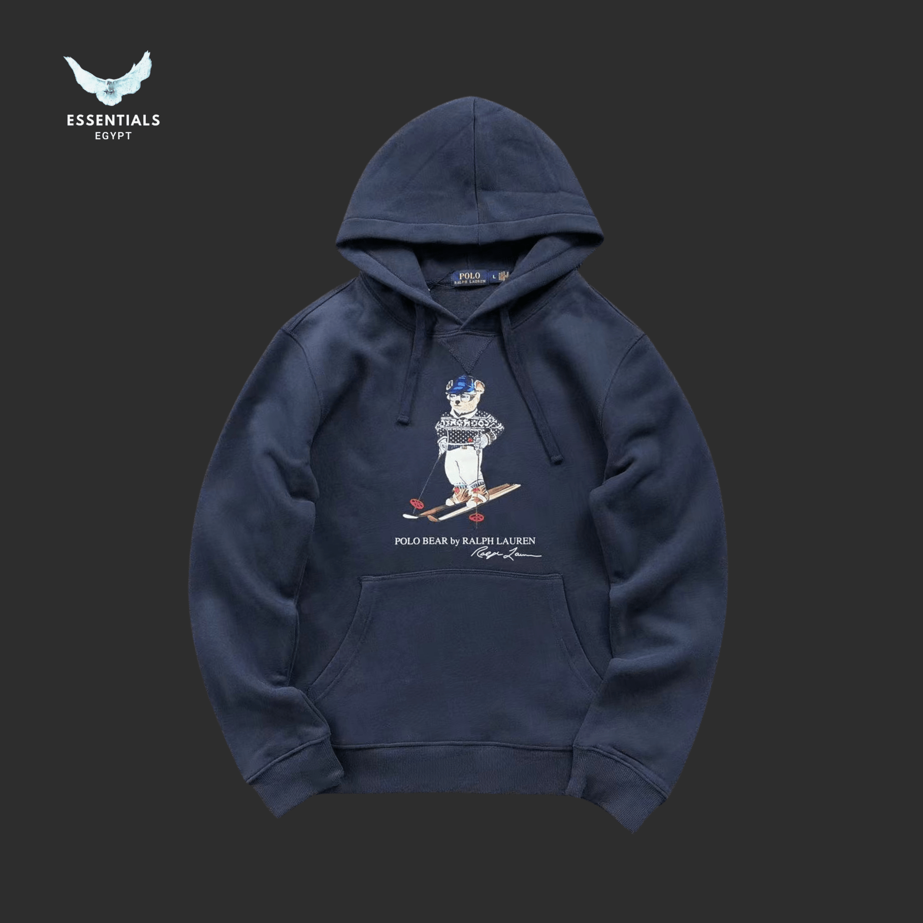 Ralph Lauren Hoodie – Bear in Suit and Tie - ESSENTIALS EGYPT
