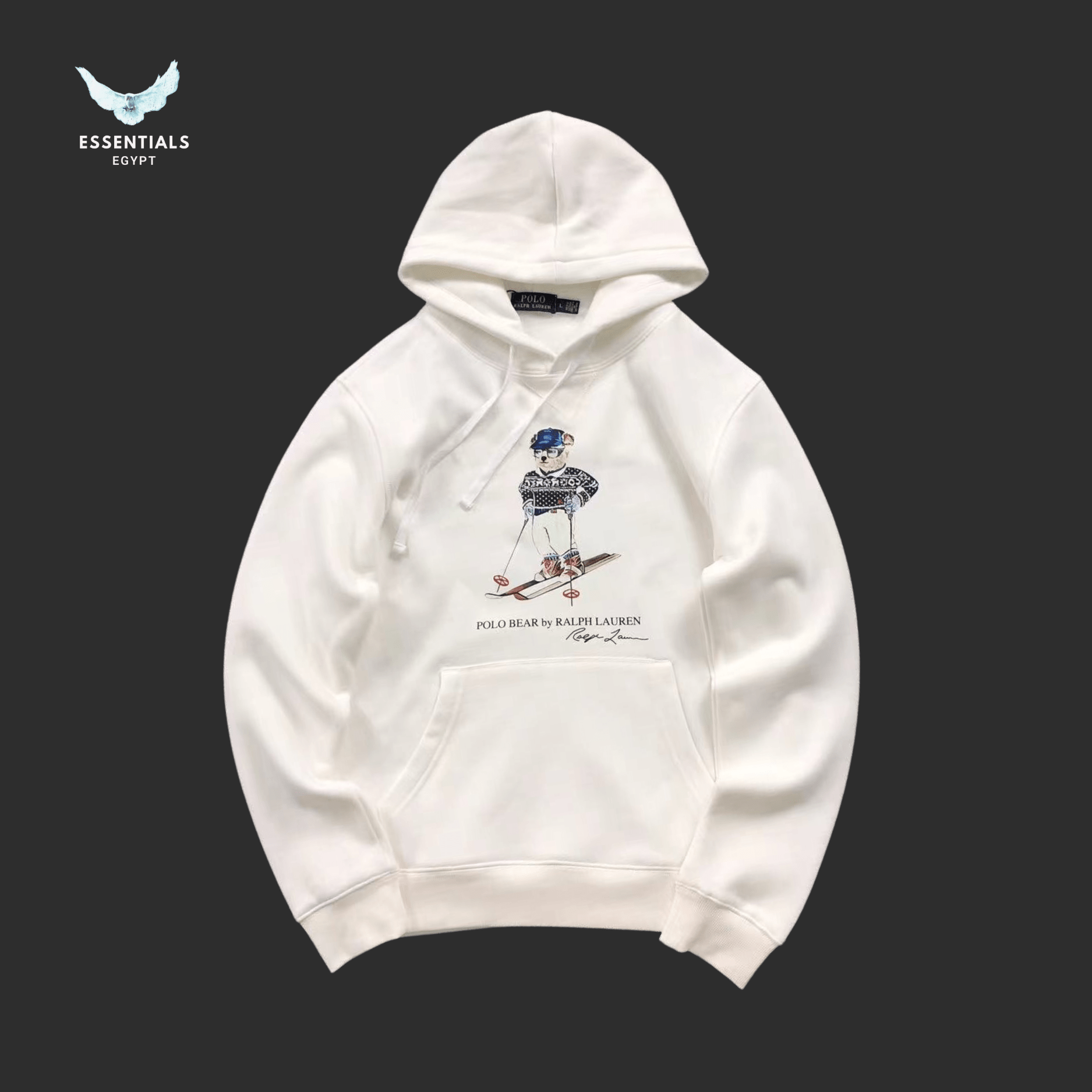 Ralph Lauren Hoodie – Bear in Suit and Tie - ESSENTIALS EGYPT