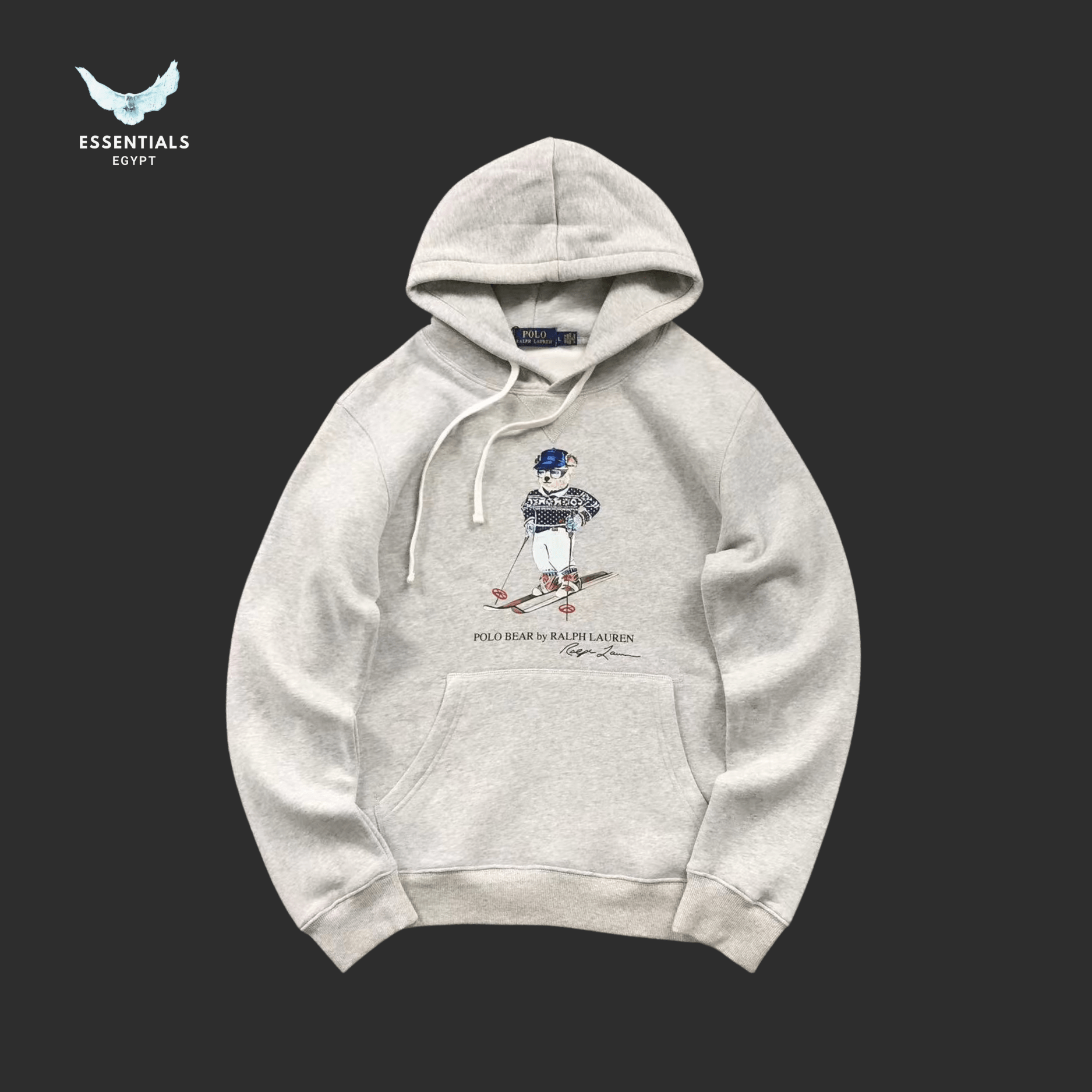 Ralph Lauren Hoodie – Bear in Suit and Tie - ESSENTIALS EGYPT