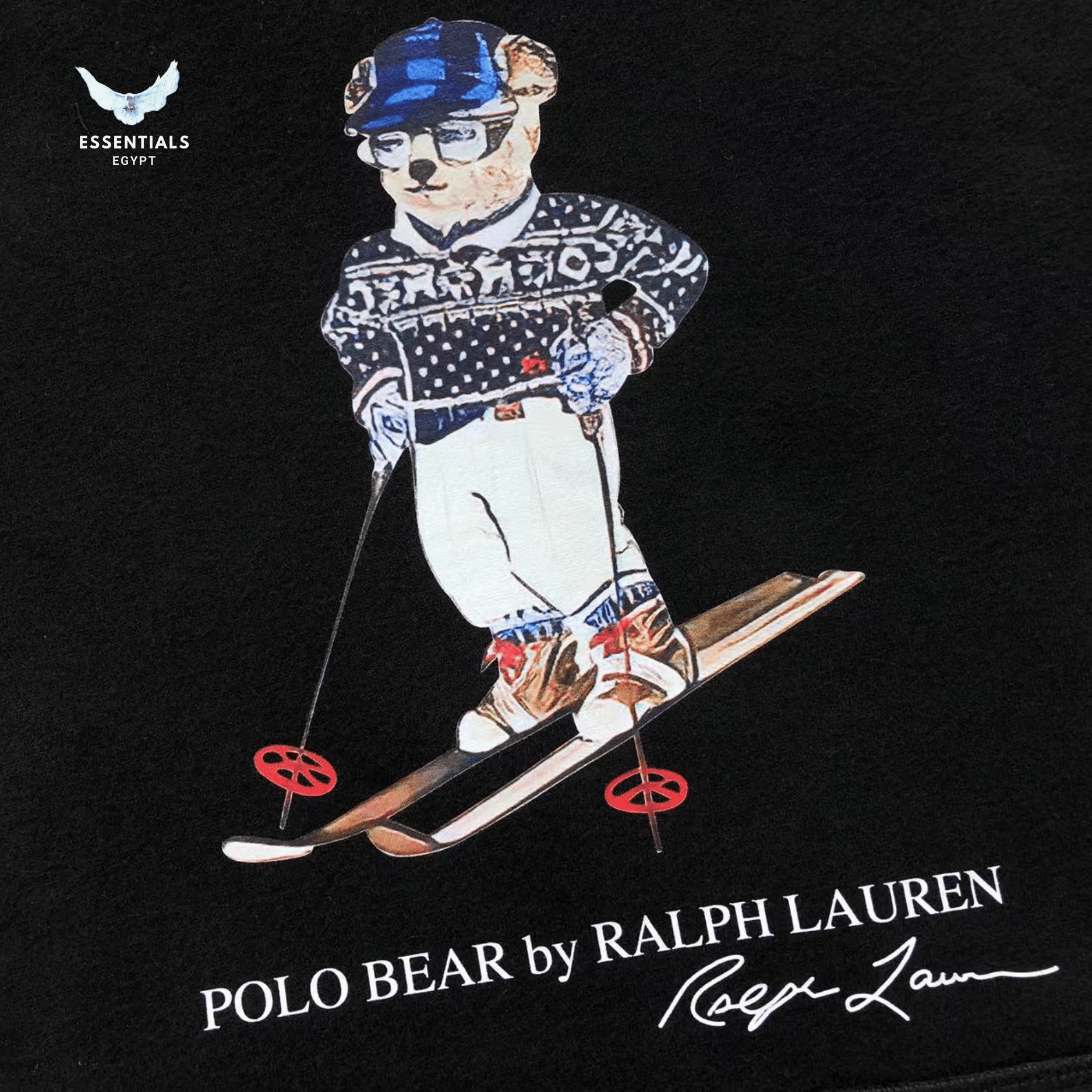 Ralph Lauren Hoodie – Bear in Suit and Tie - ESSENTIALS EGYPT