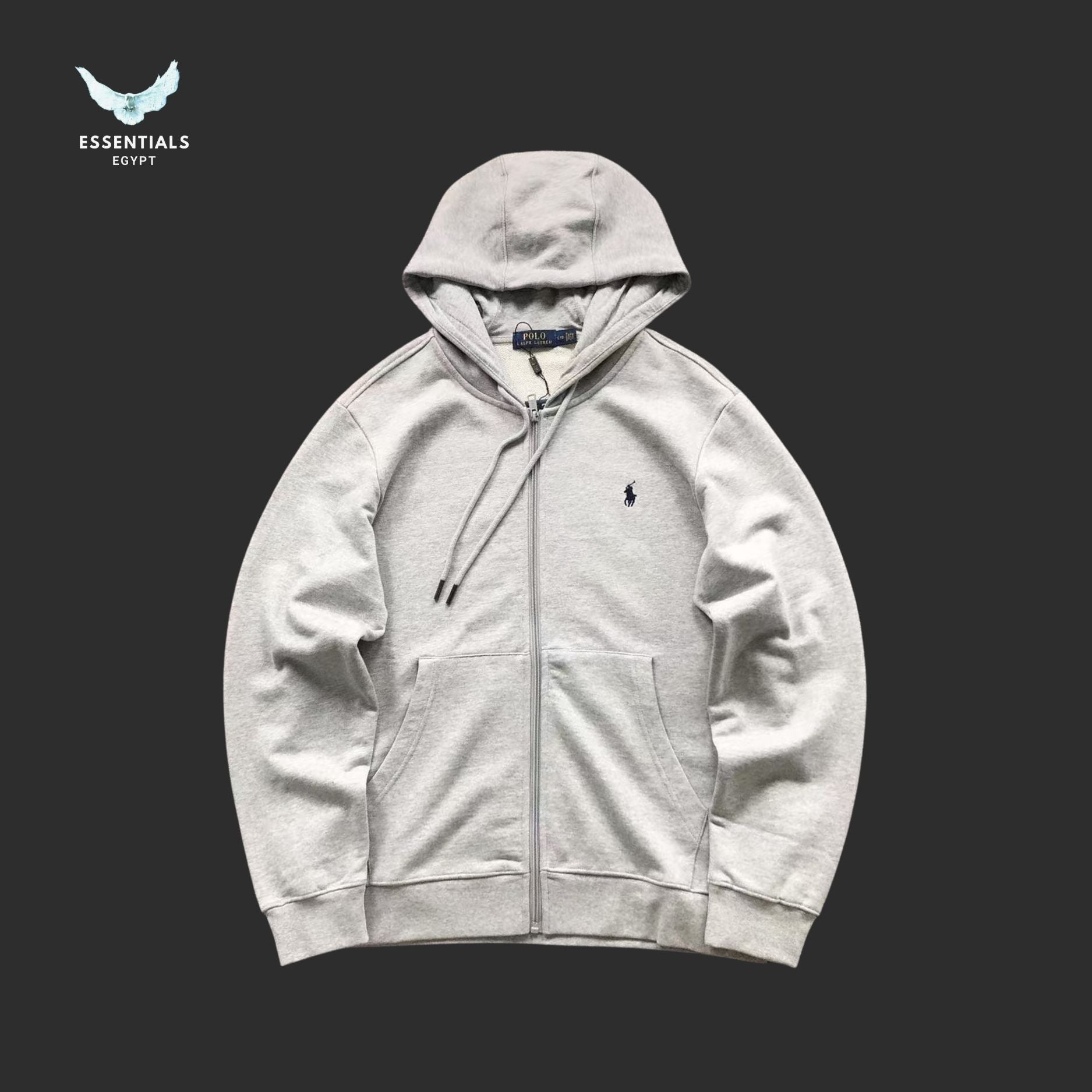 Ralph Lauren Zip Hoodie – Essential Logo - ESSENTIALS EGYPT