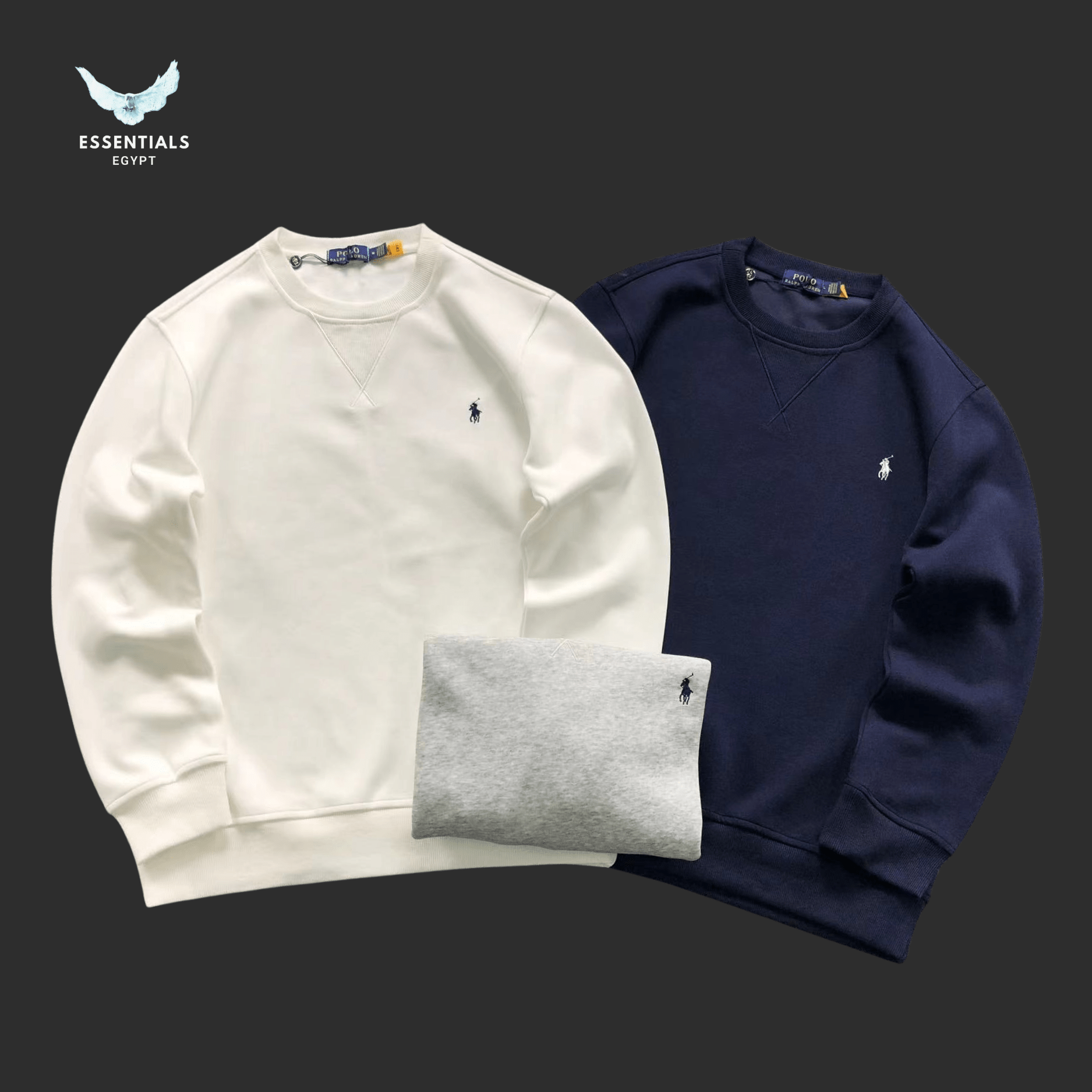 Ralph Lauren Sweatshirt – Classic Crewneck - ESSENTIALS EGYPT