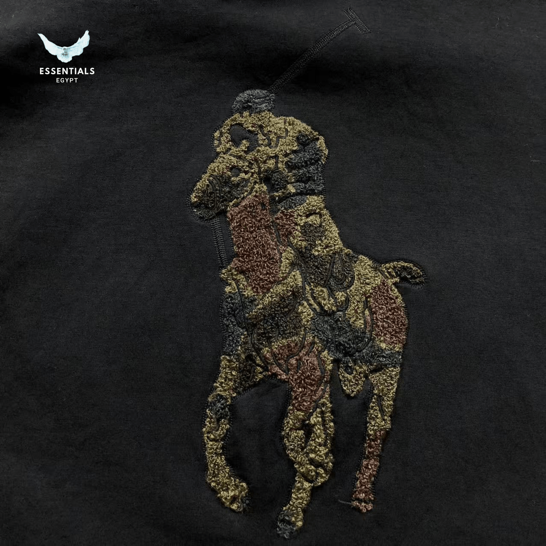 Ralph Lauren Hoodie – Camo Pony Graphic - ESSENTIALS EGYPT
