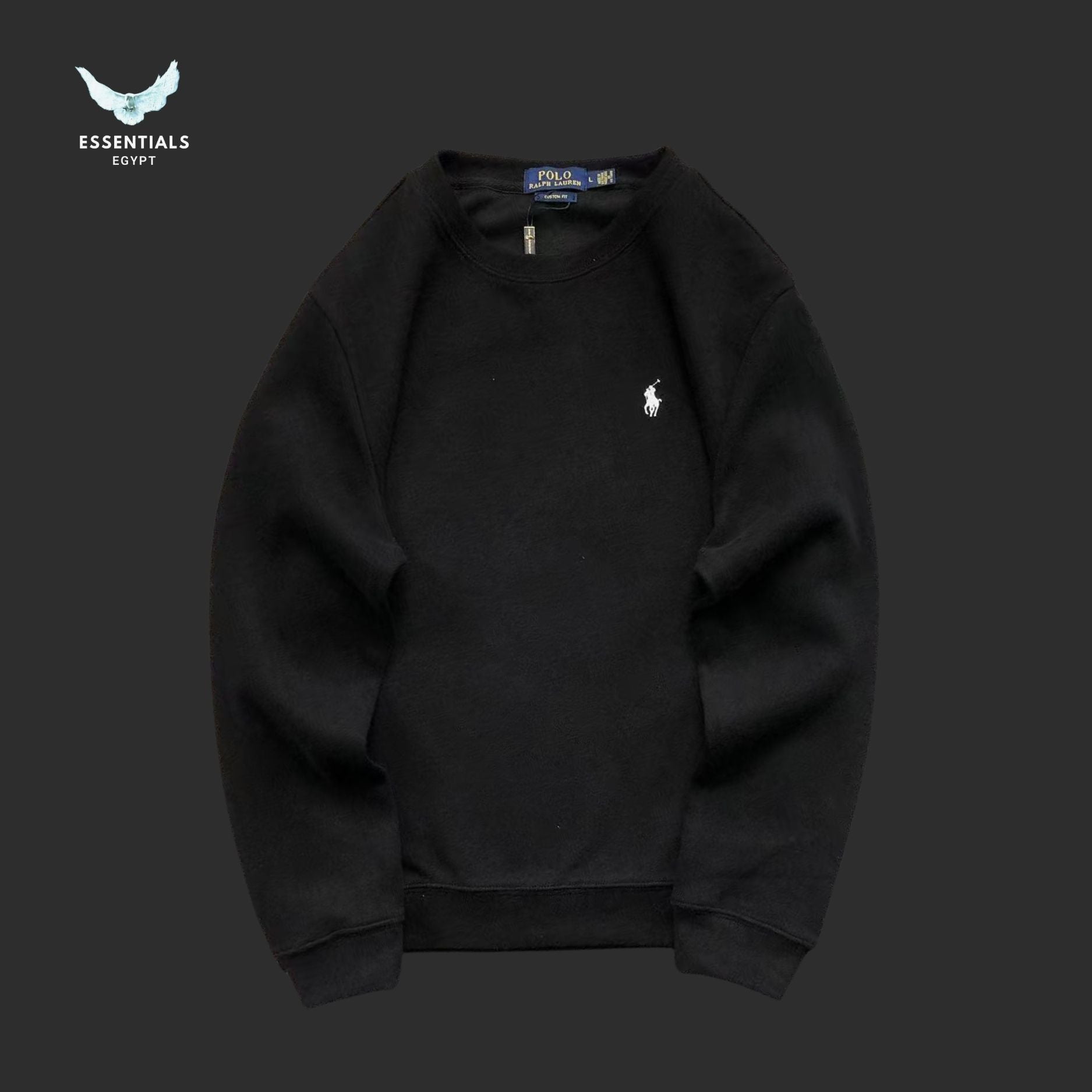 Ralph Lauren Sweatshirt – Essential Cotton Crew - ESSENTIALS EGYPT