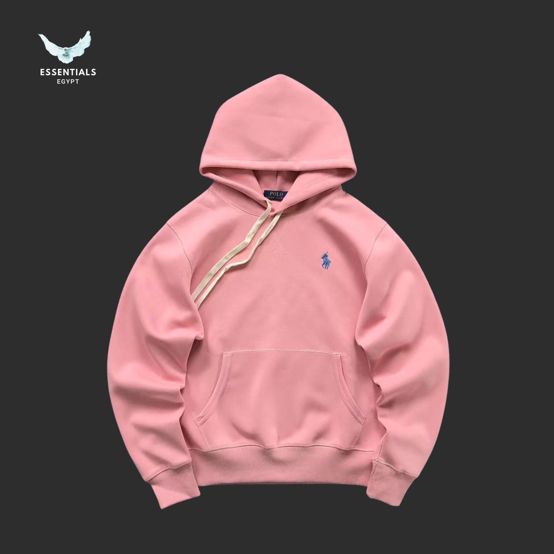 Ralph Lauren Hoodie – Pink & Navy Duo - ESSENTIALS EGYPT