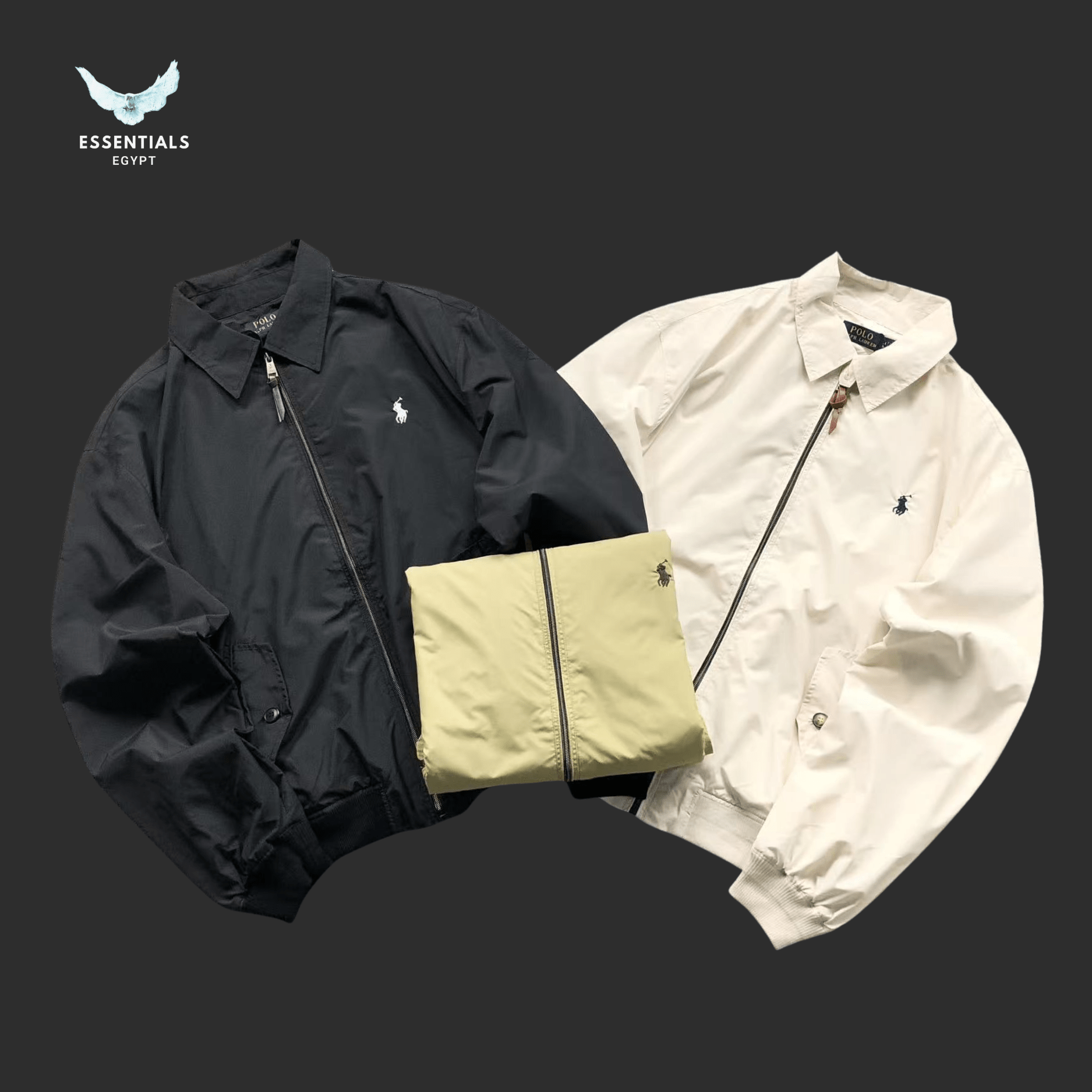 Ralph Lauren Harrington Jacket – Zip Front Cotton - ESSENTIALS EGYPT