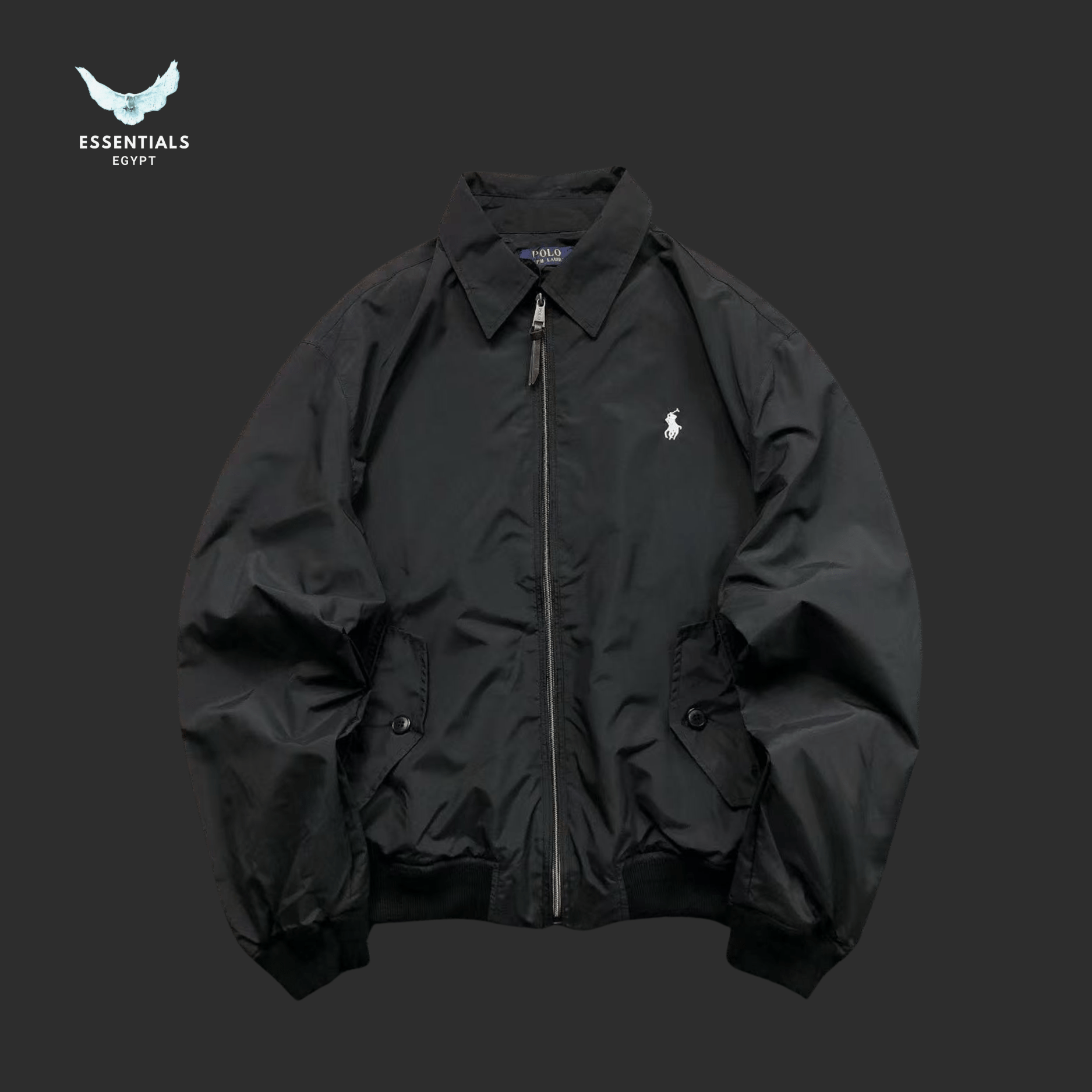 Ralph Lauren Harrington Jacket – Zip Front Cotton - ESSENTIALS EGYPT