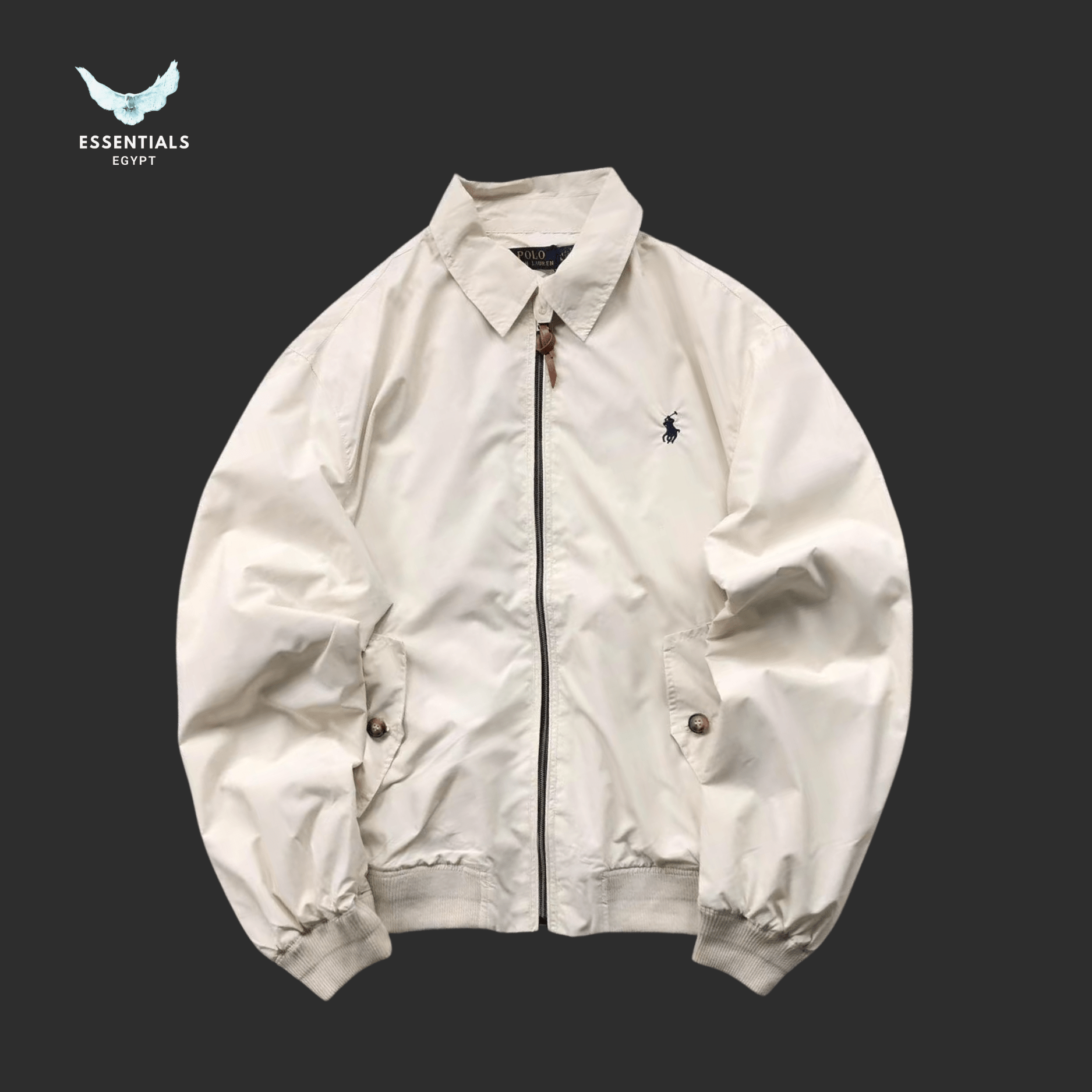 Ralph Lauren Harrington Jacket – Zip Front Cotton - ESSENTIALS EGYPT