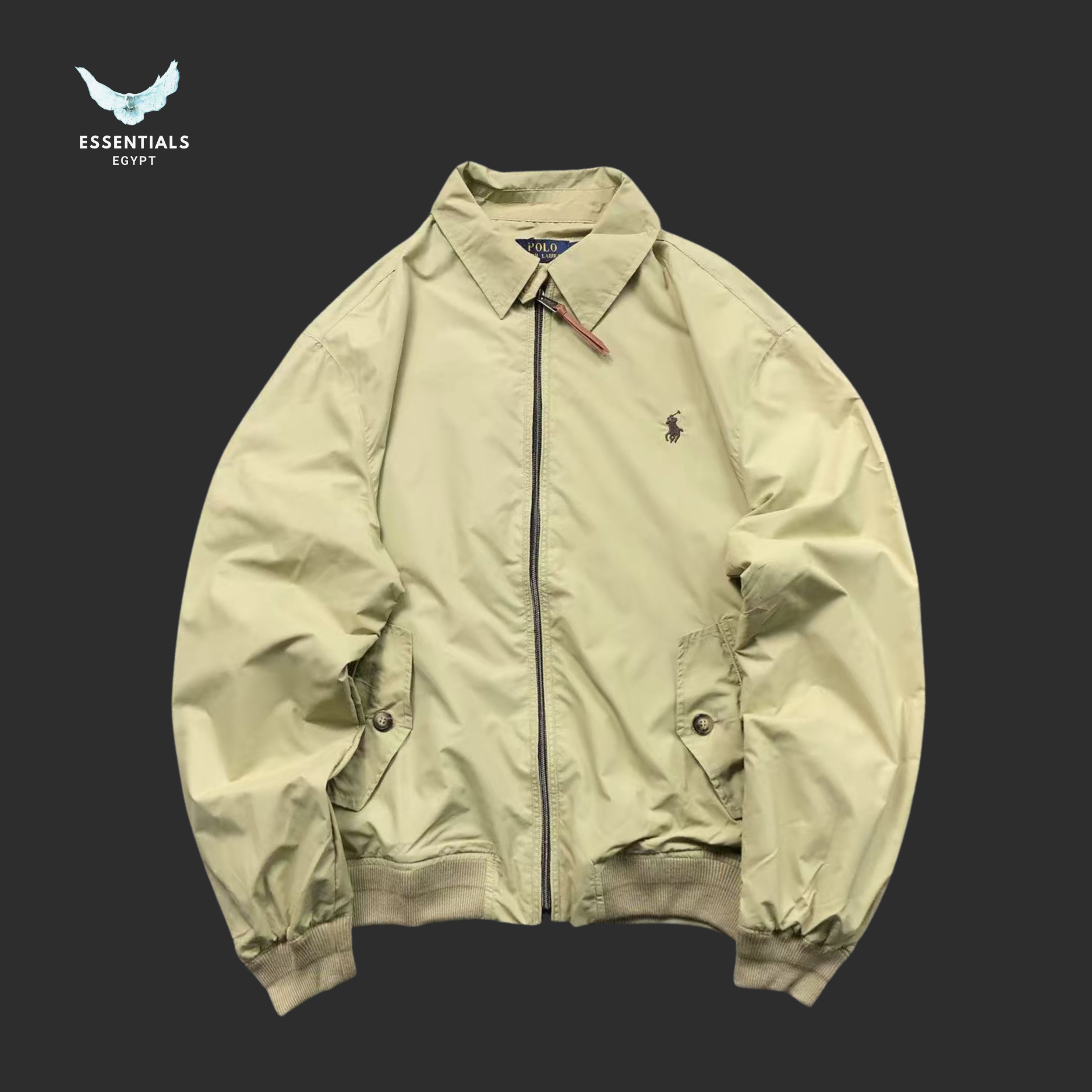 Ralph Lauren Harrington Jacket – Zip Front Cotton