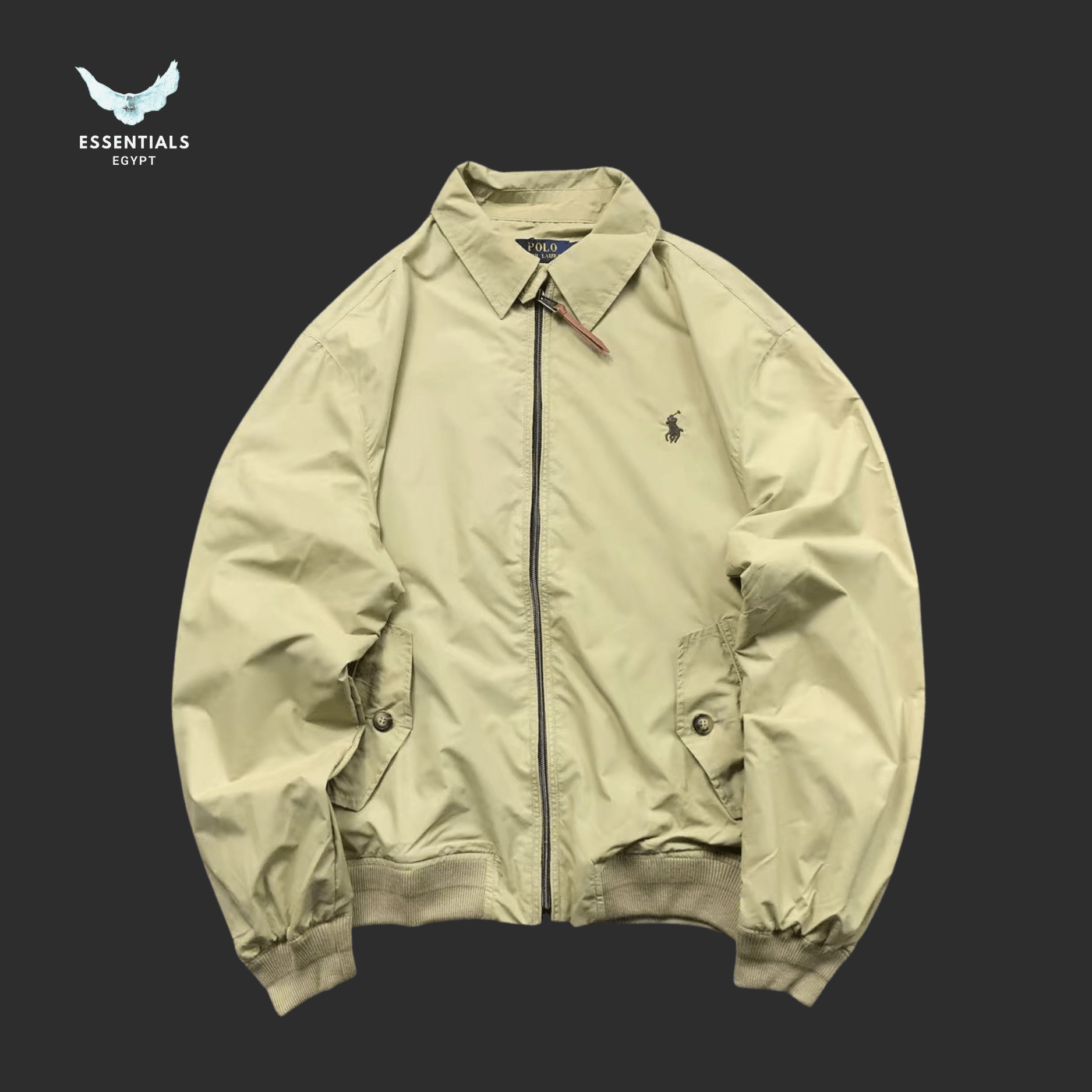 Ralph Lauren Harrington Jacket – Zip Front Cotton - ESSENTIALS EGYPT